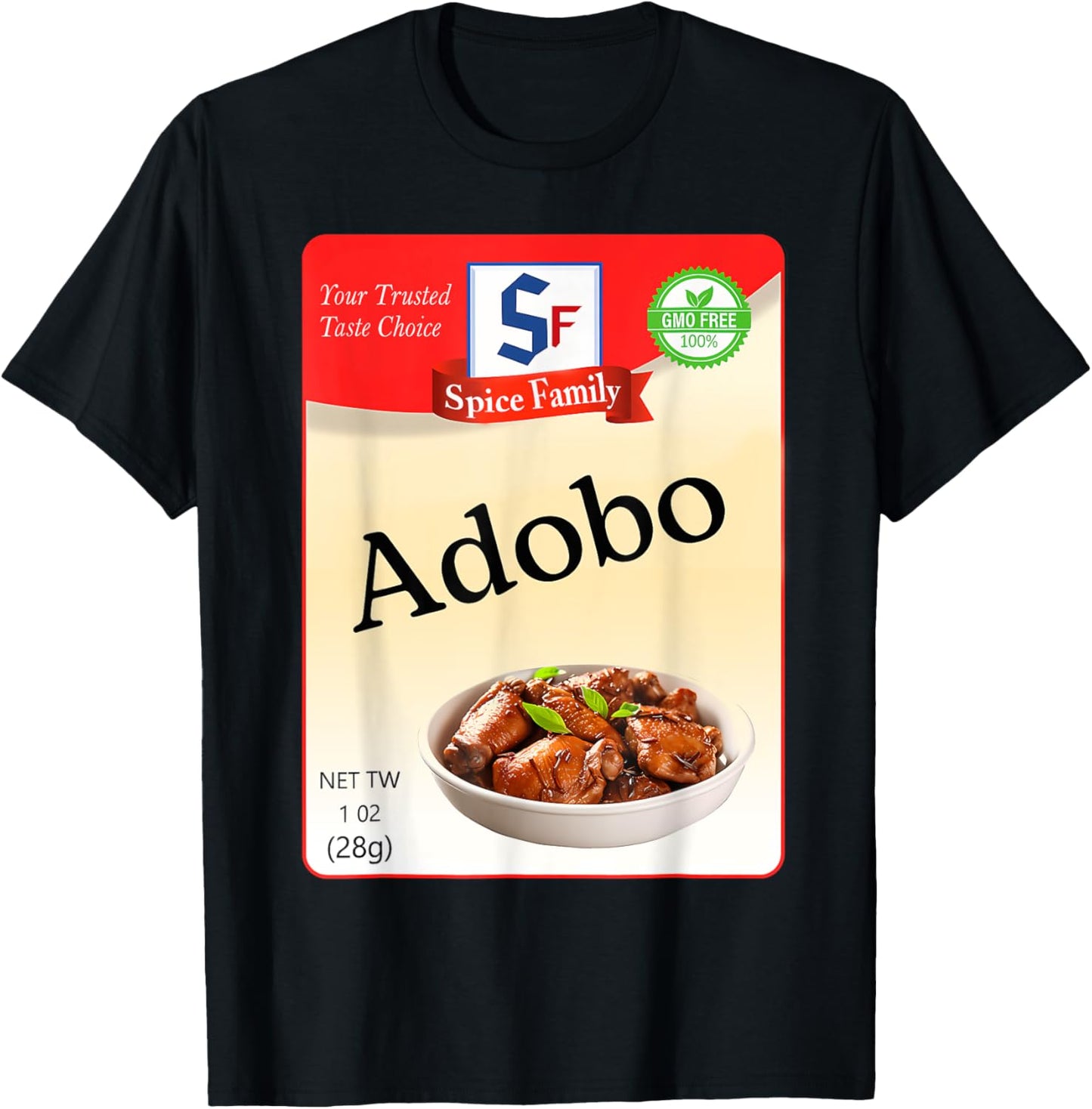 Adobo Condiment Holiday Spice Group Costumes T-Shirt - T-Shirt | Black