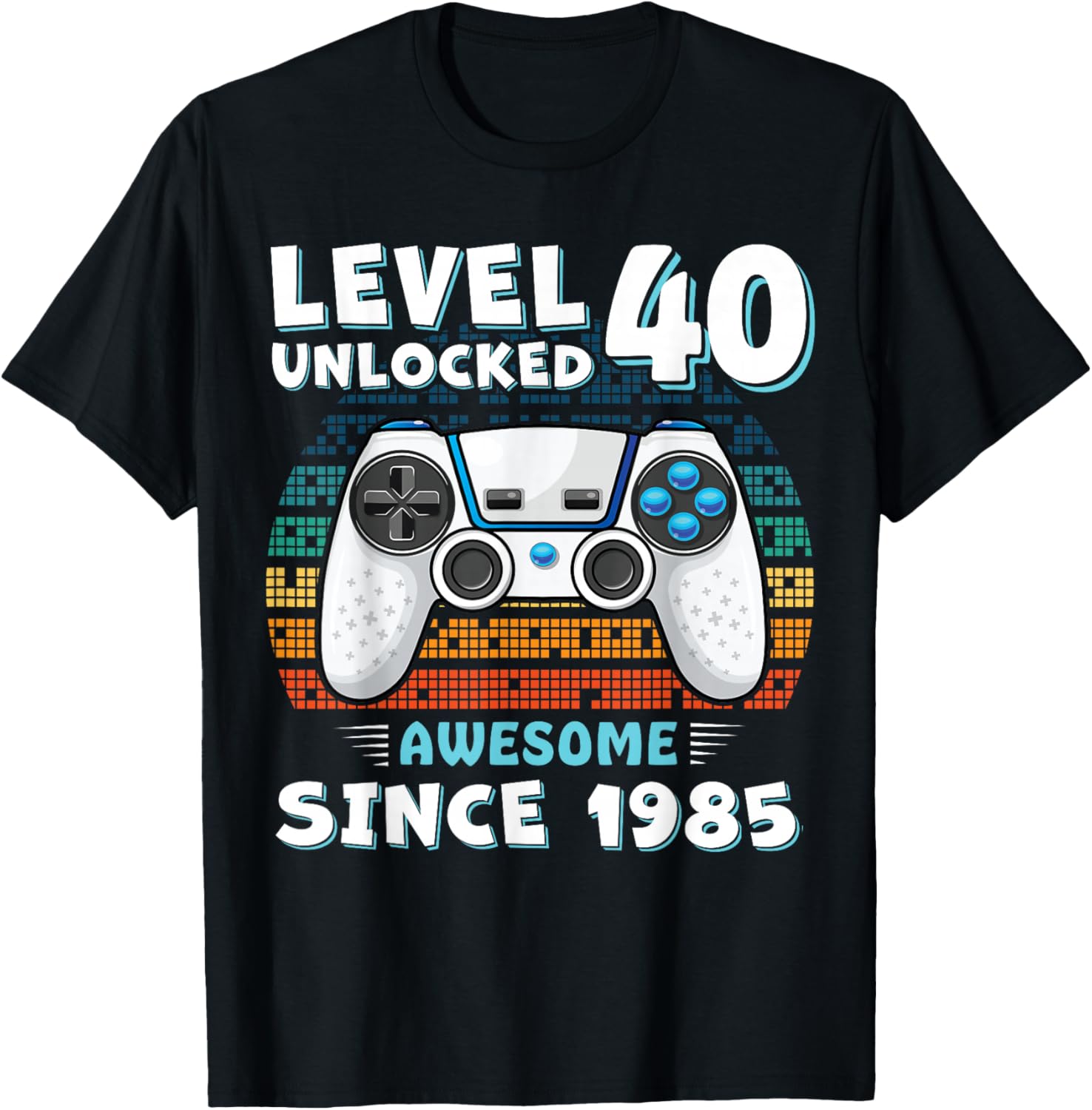 40 Year Birthday Decorations Men Gag 40yr 1985 40th Birthday T-Shirt - T-Shirt | Black