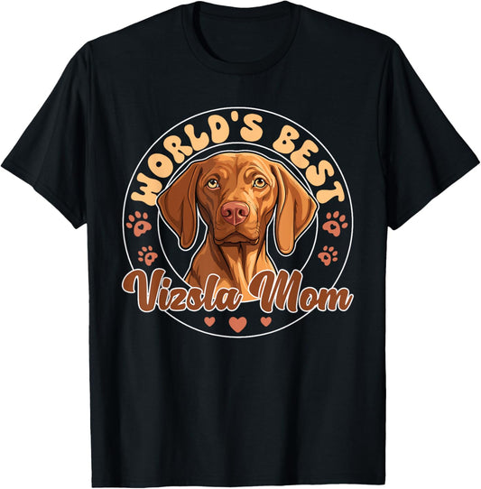 Magyar Vizsla Groovy World's Best Bernese Mom T-Shirt - T-Shirt | Black