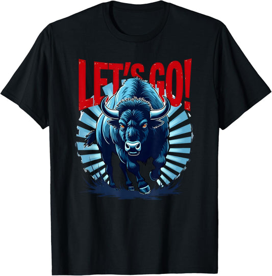 Let’s Go Buffalo 716 Game Day T-Shirt - T-Shirt | Black