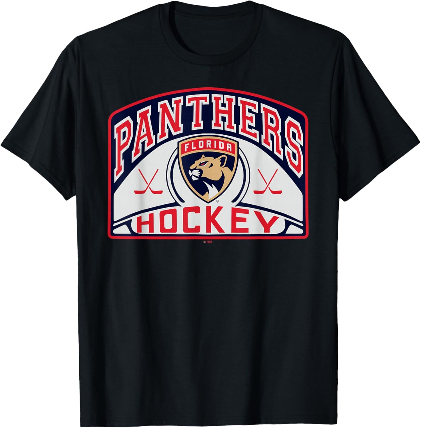 Florida Panthers Glide Officially Licensed T-Shirt - T-Shirt | Black
