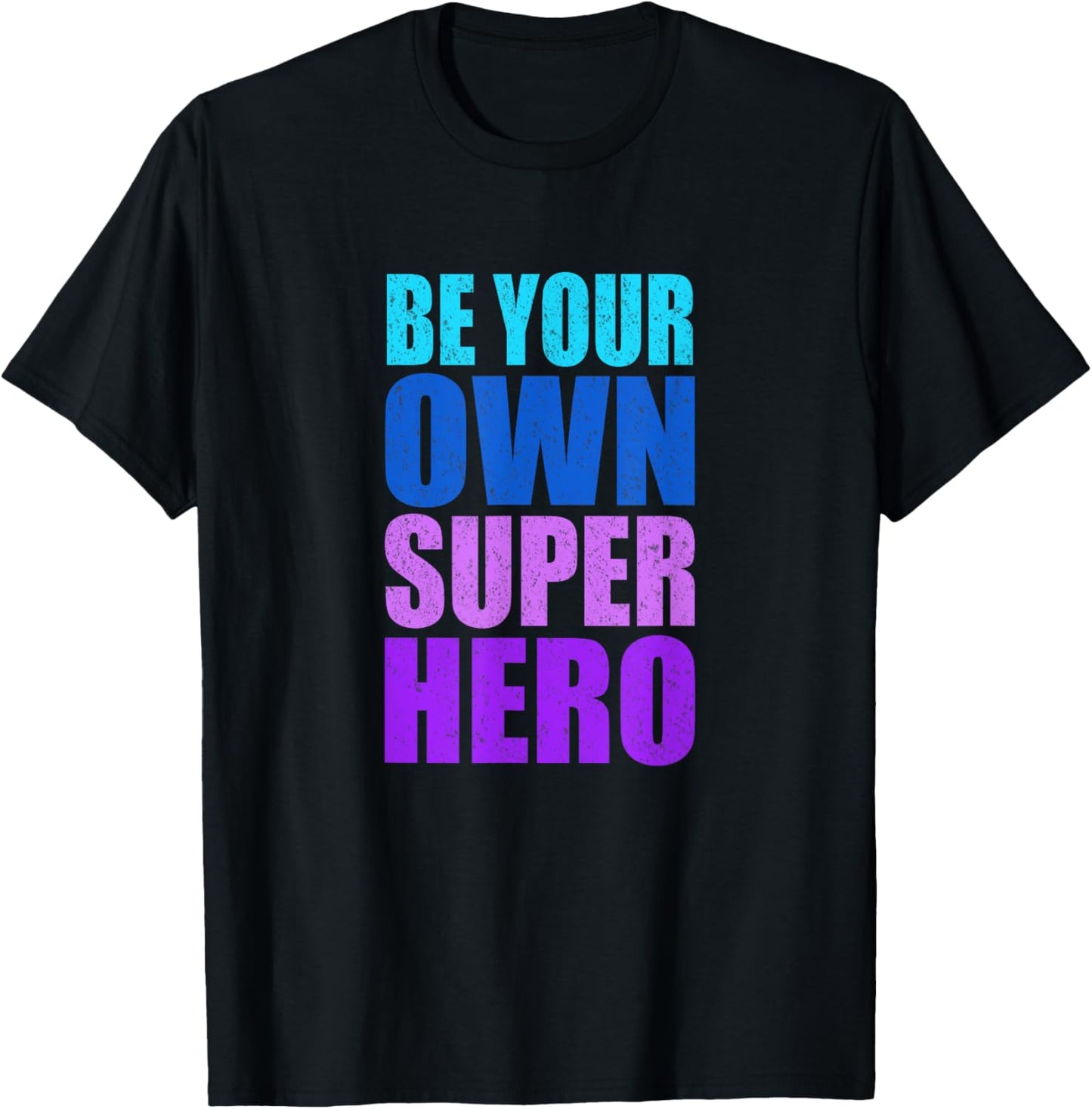 Girls Be Your Own Superhero T-Shirt - T-Shirt | Black