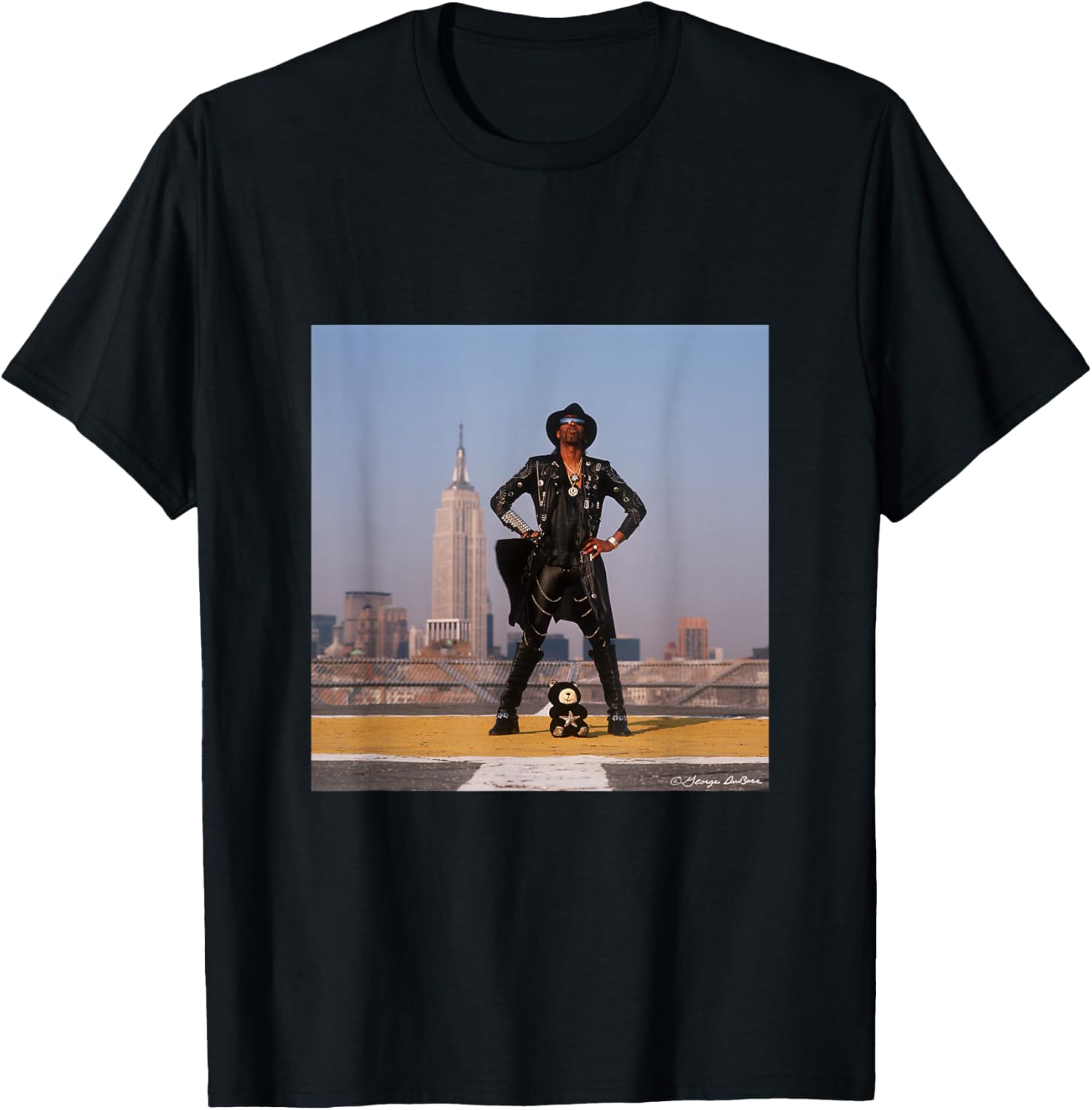 Bootsy Collins Of Parliament-Funkadelic By George DuBose T-Shirt - T-Shirt | Black