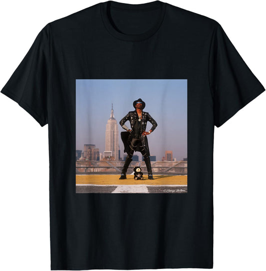 Bootsy Collins Of Parliament-Funkadelic By George DuBose T-Shirt - T-Shirt | Black