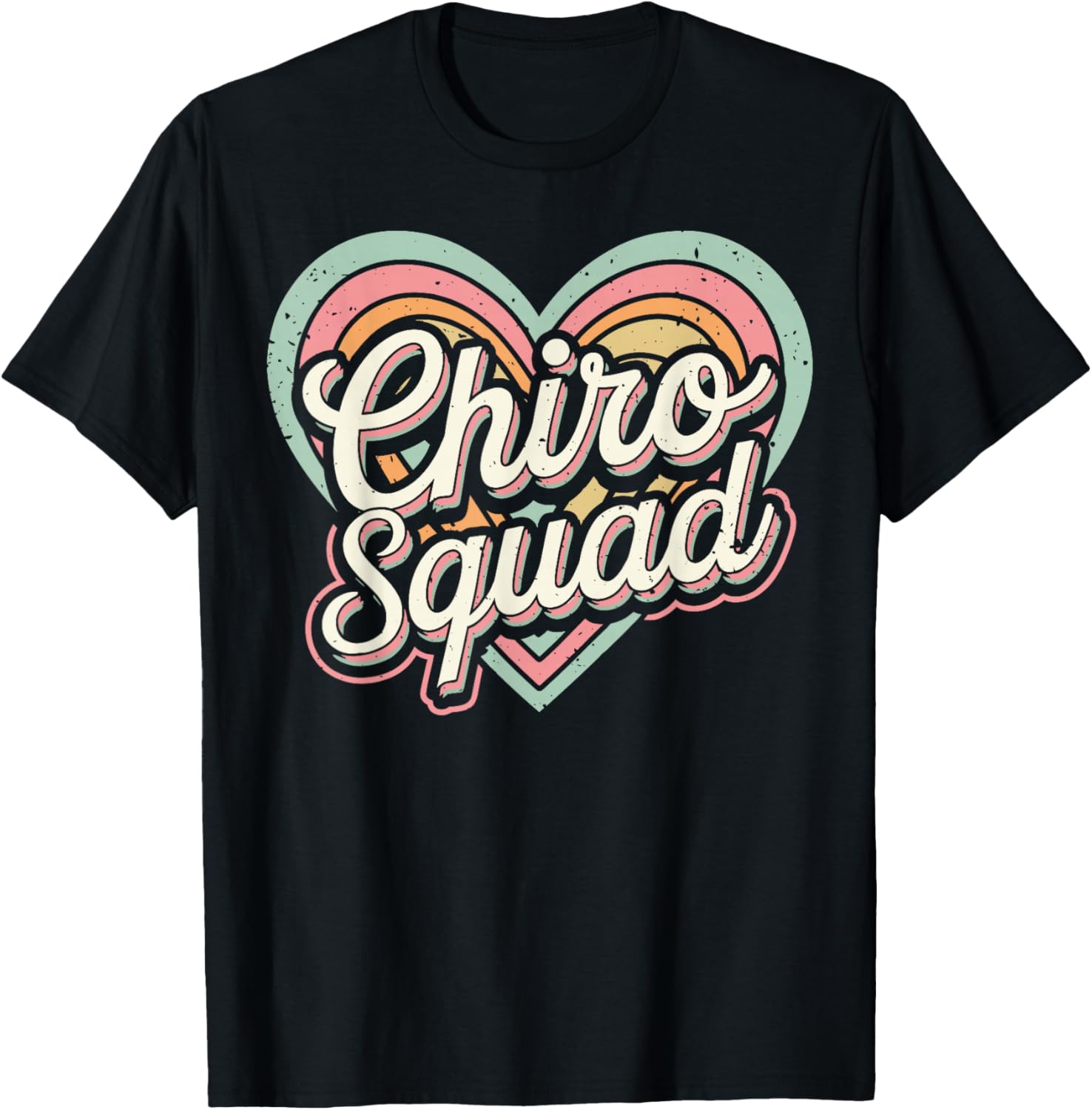 Chiro Squad Chiropractor Chiropractic Assistant T-Shirt - T-Shirt | Black