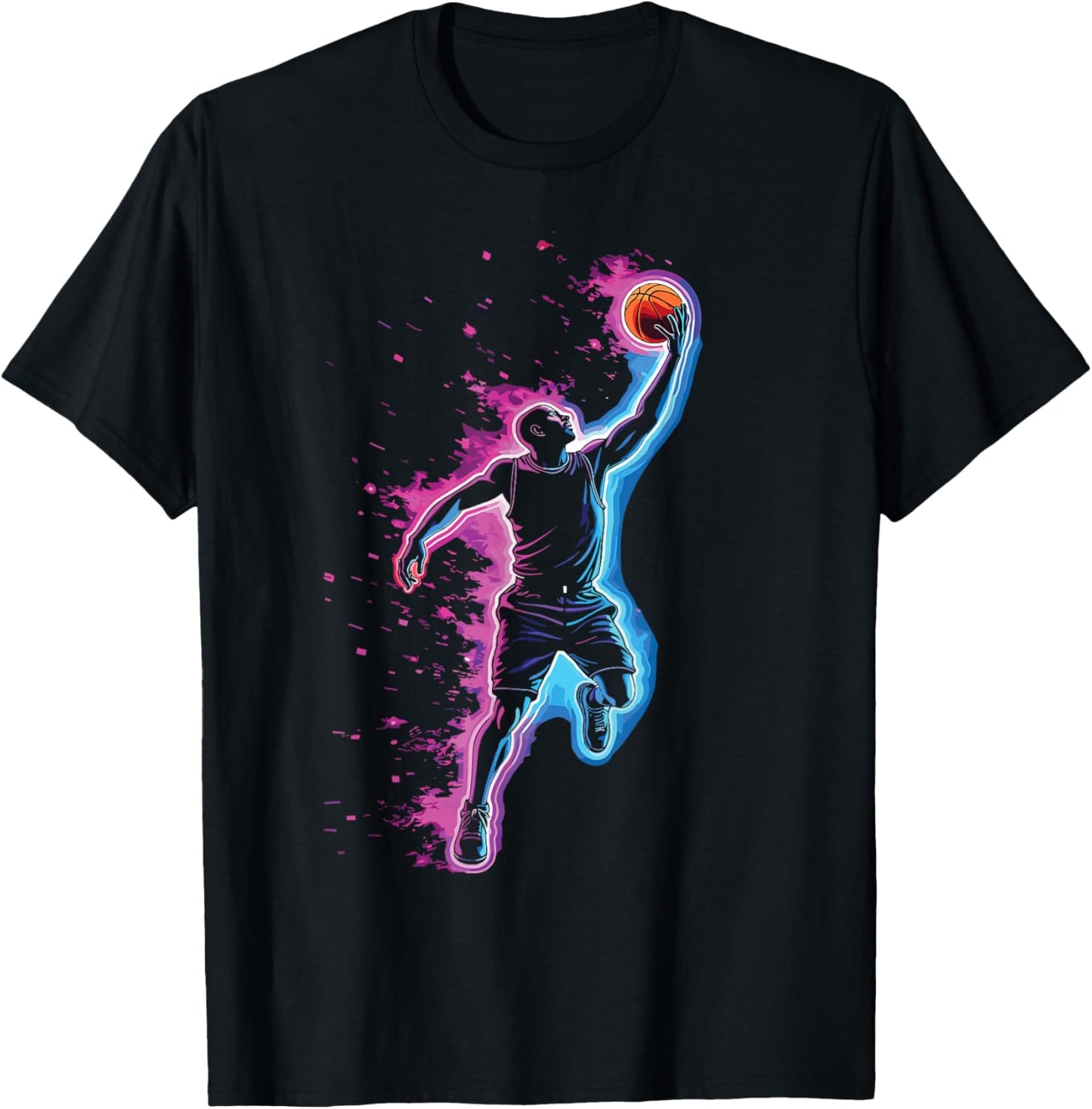 Basketball & Basketball Graphic | Kids, Boys | Men & Women T-Shirt - T-Shirt | Black