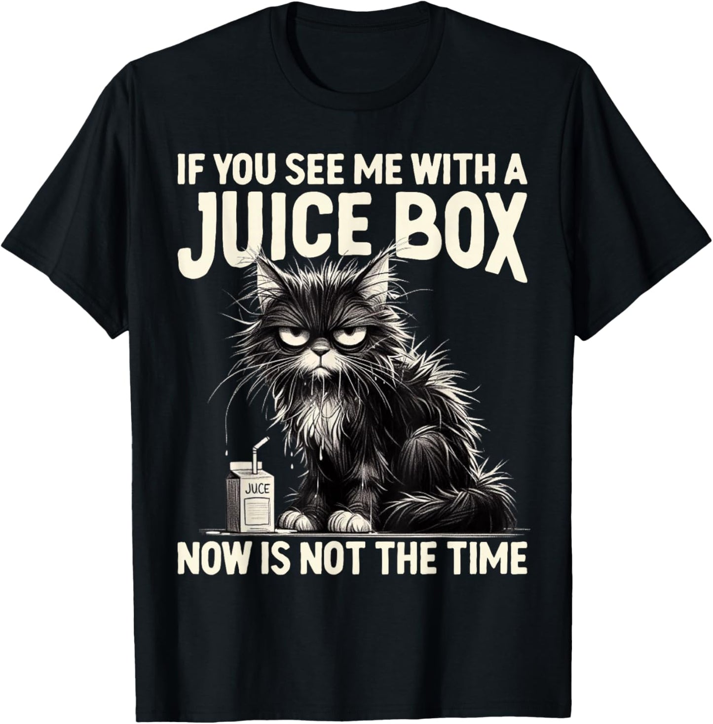 Funny T1D Cat Blood diabetes type 1 Diabetic warrior T-Shirt - T-Shirt | Black