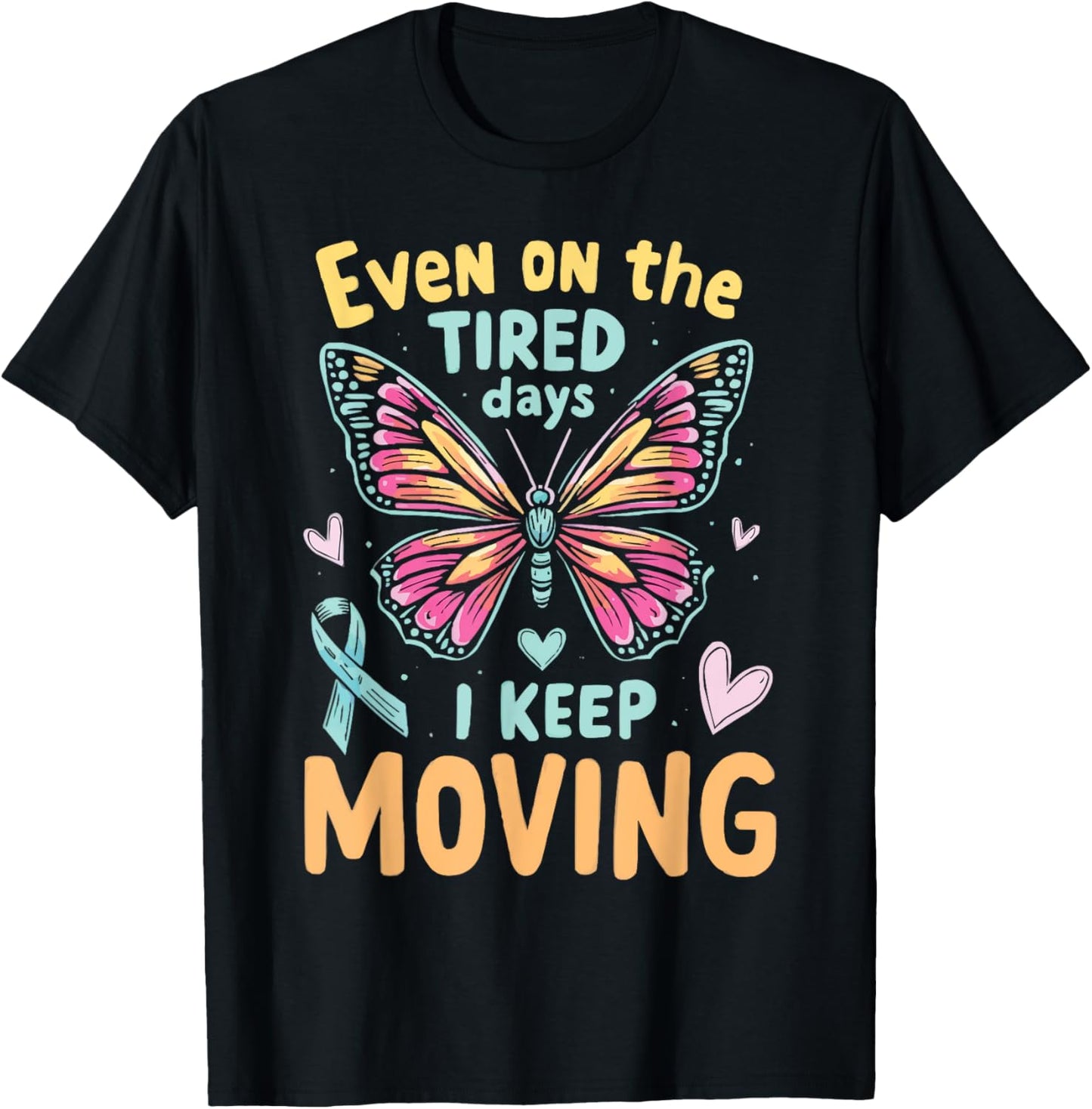 Hypothyroidism Underactive Thyroid Disease Chronic Illness T-Shirt - T-Shirt | Black