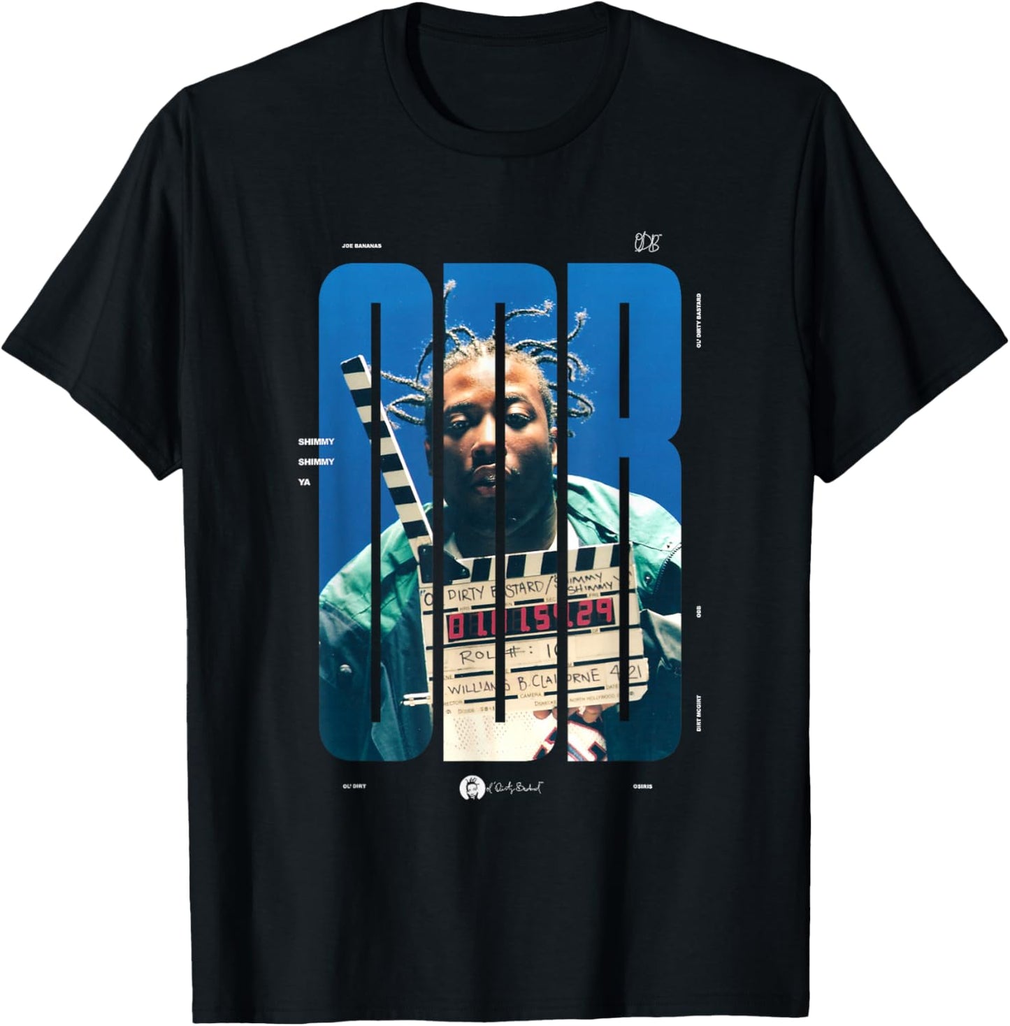 Ol' Dirty Bastard Shimmy Shimmy Ya Set Photo ODB T-Shirt - T-Shirt | Black