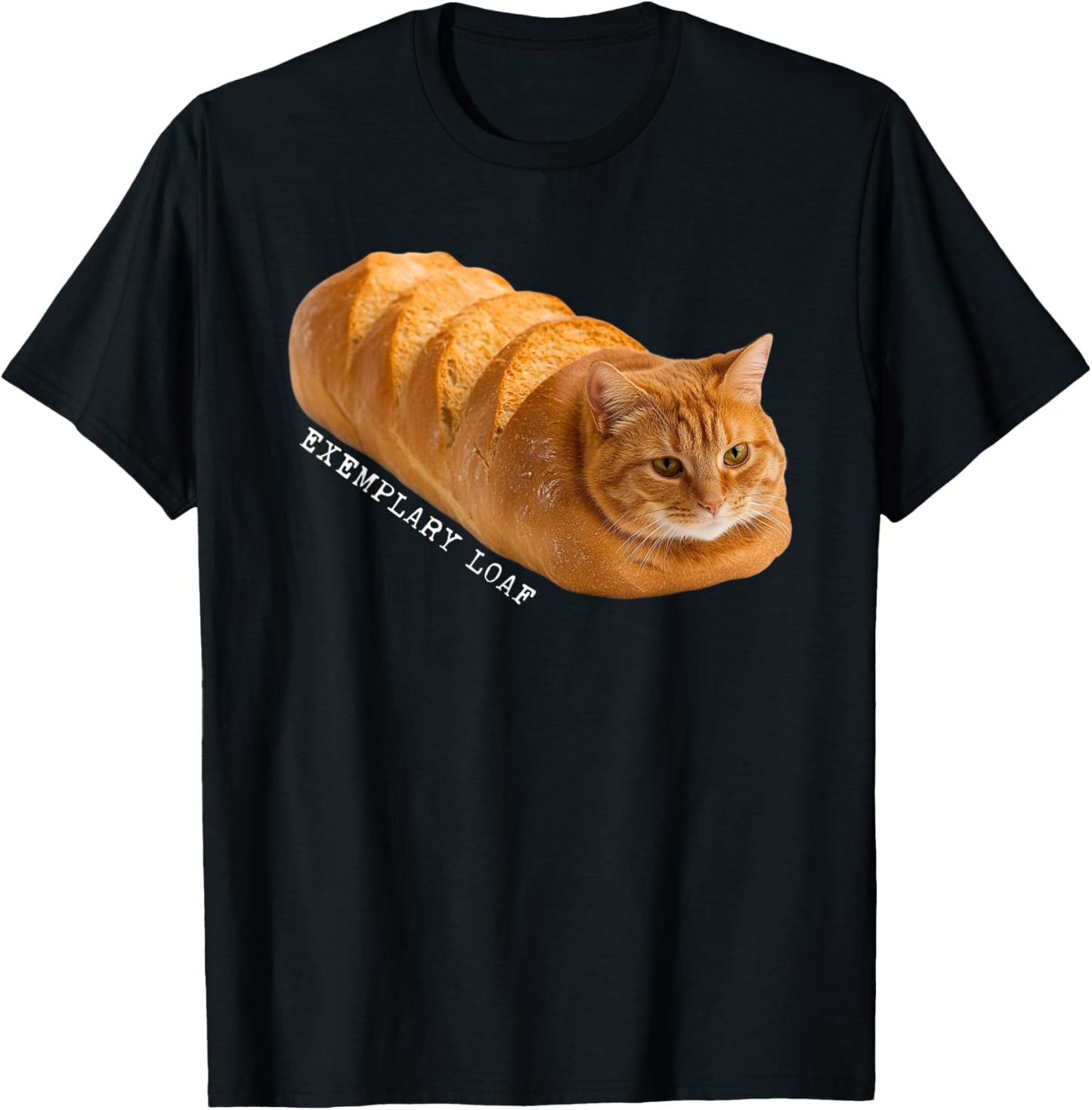 Ginger Cat Loaf Kitten Bread Funny Loafing Cat Lover Women Kids T-Shirt - T-Shirt | Black