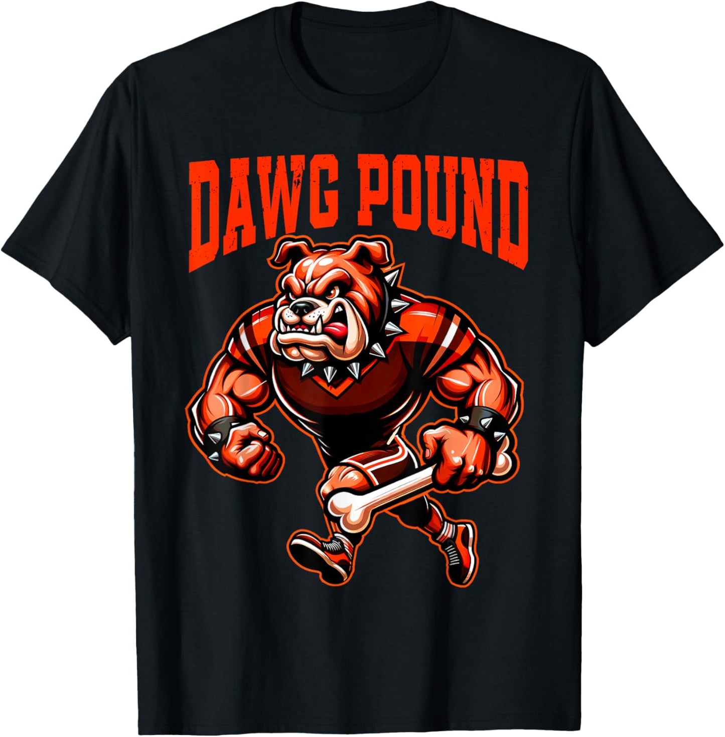 Graphic Cleveland Name Styles | DAWG Dog Pound Gifts Ideas Women Girls Kids T-Shirt - T-Shirt | Black