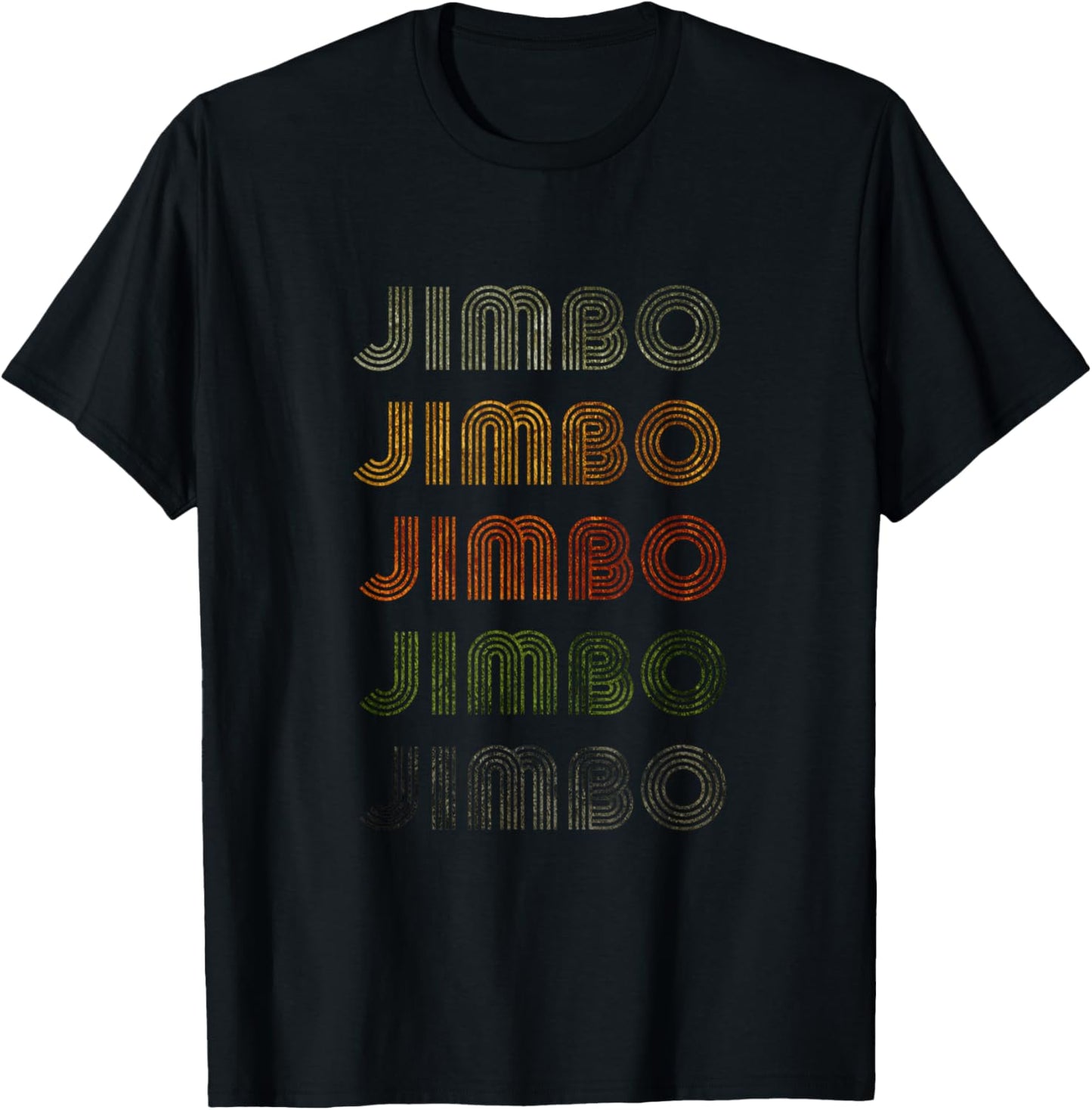 Love Heart Jimbo Grunge Vintage Style Black Jimbo T-Shirt - T-Shirt | Black