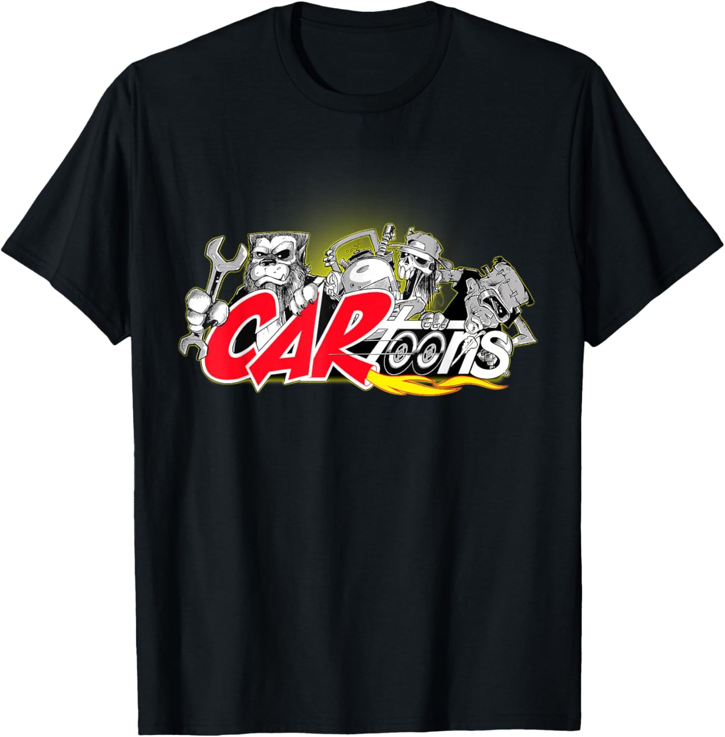 CARtoons Rust In Peace Design T-Shirt - T-Shirt | Black