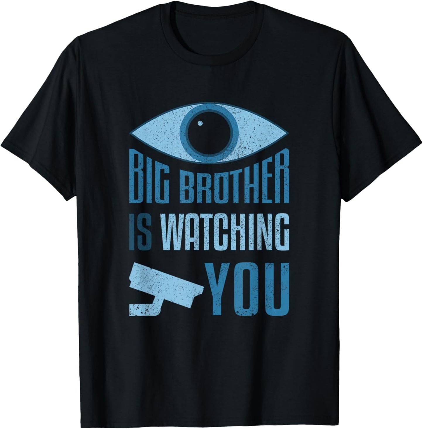 Freedom Loving Big Brother is Watching You T-Shirt - T-Shirt | Black