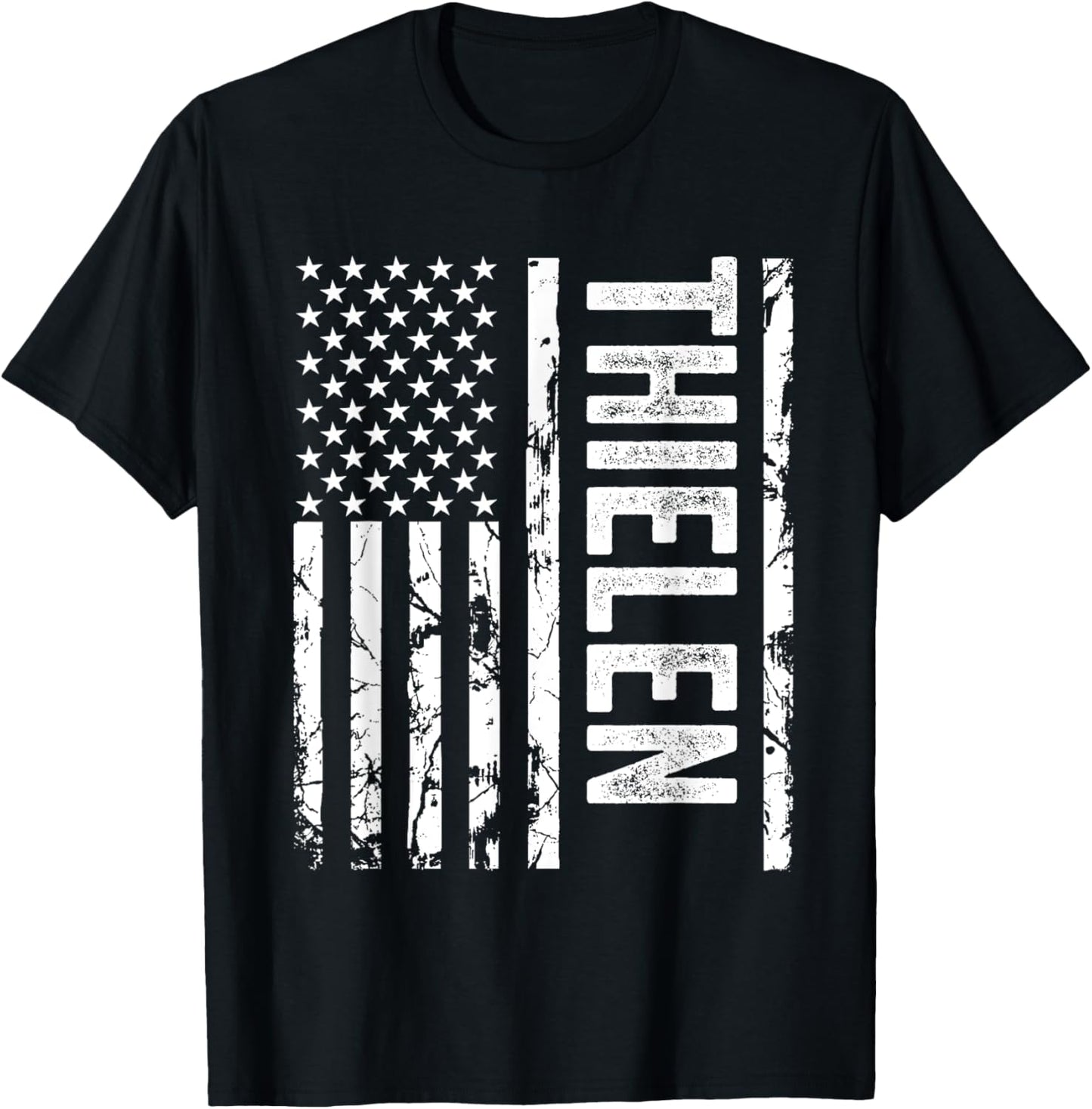 Thielen Last Name Funny Surname Team Thielen Family Reunion T-Shirt - T-Shirt | Black