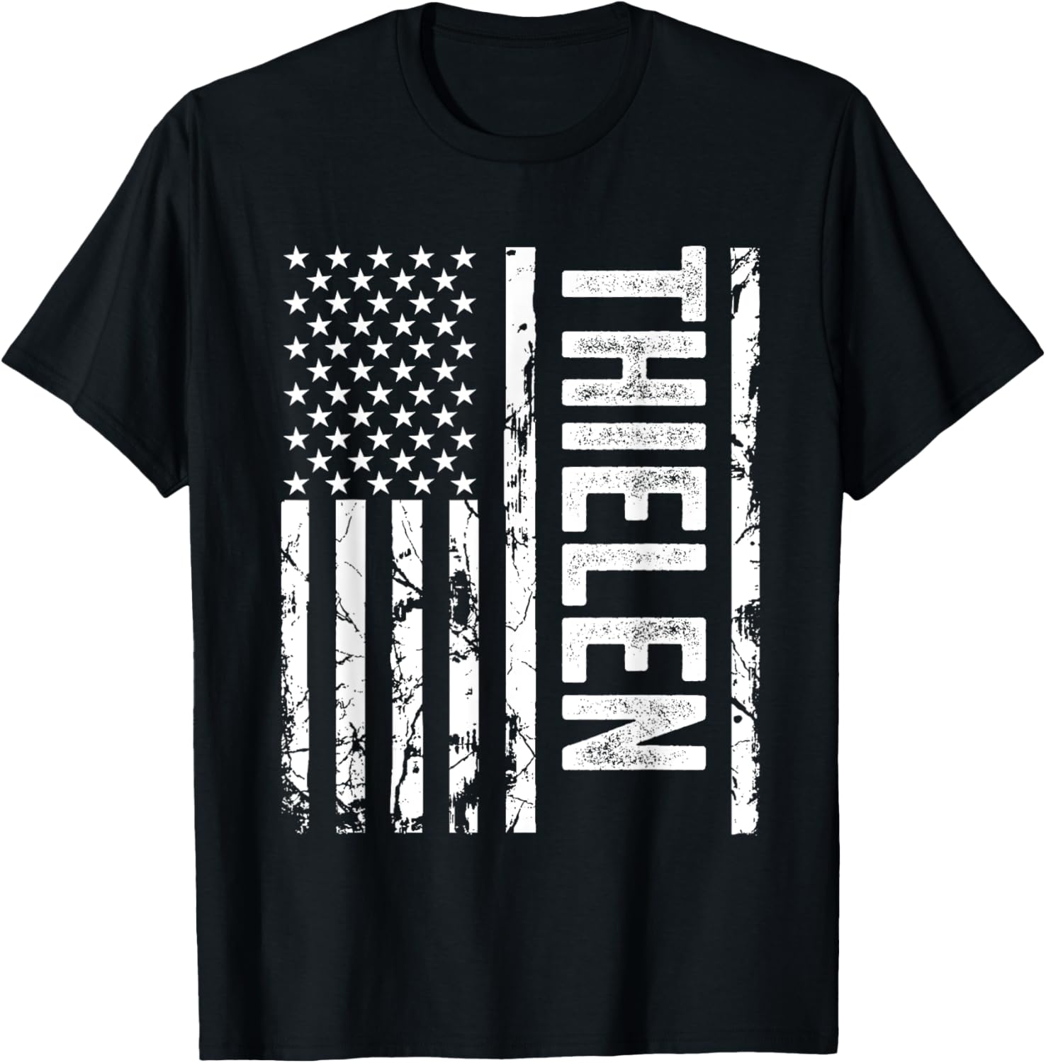 Thielen Last Name Funny Surname Team Thielen Family Reunion T-Shirt - T-Shirt | Black