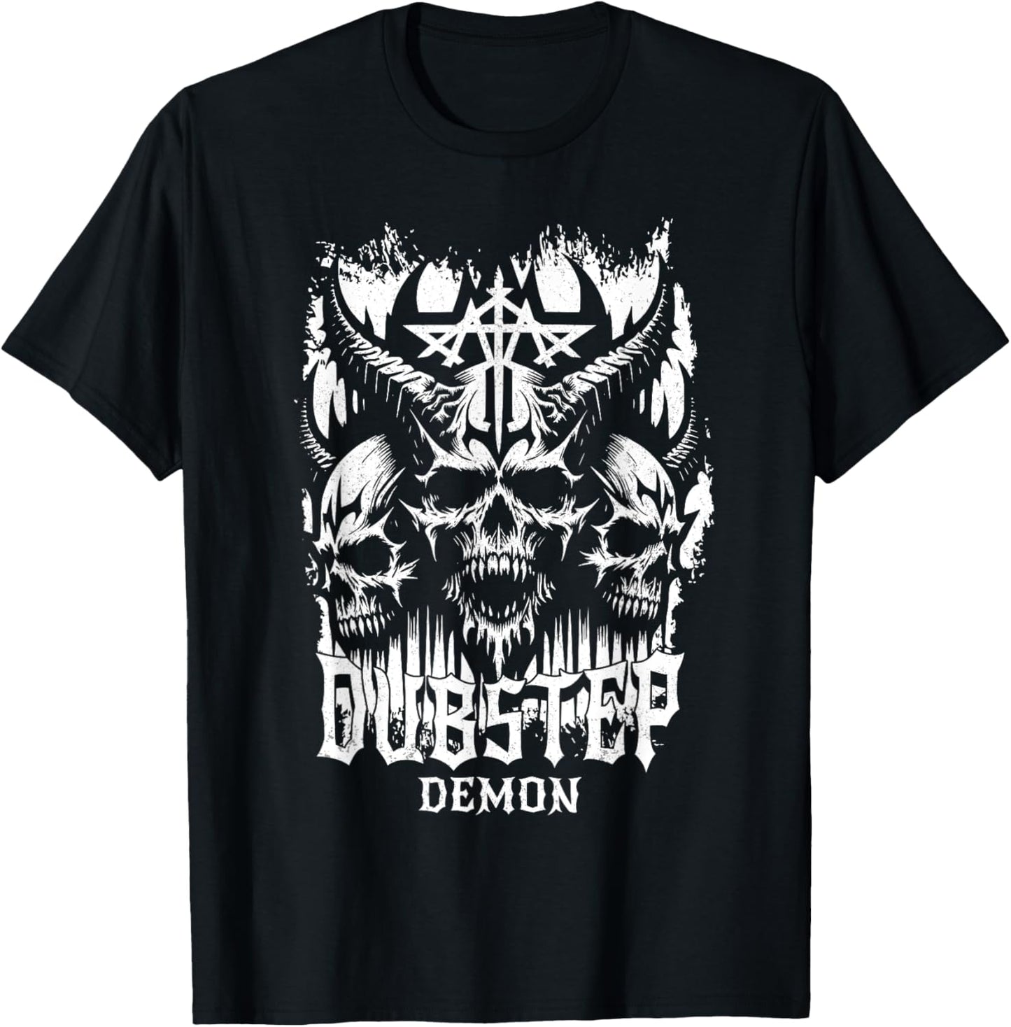 Cool Dubstep Shirt | Riddim Dubstep Demon T-Shirt - T-Shirt | Black