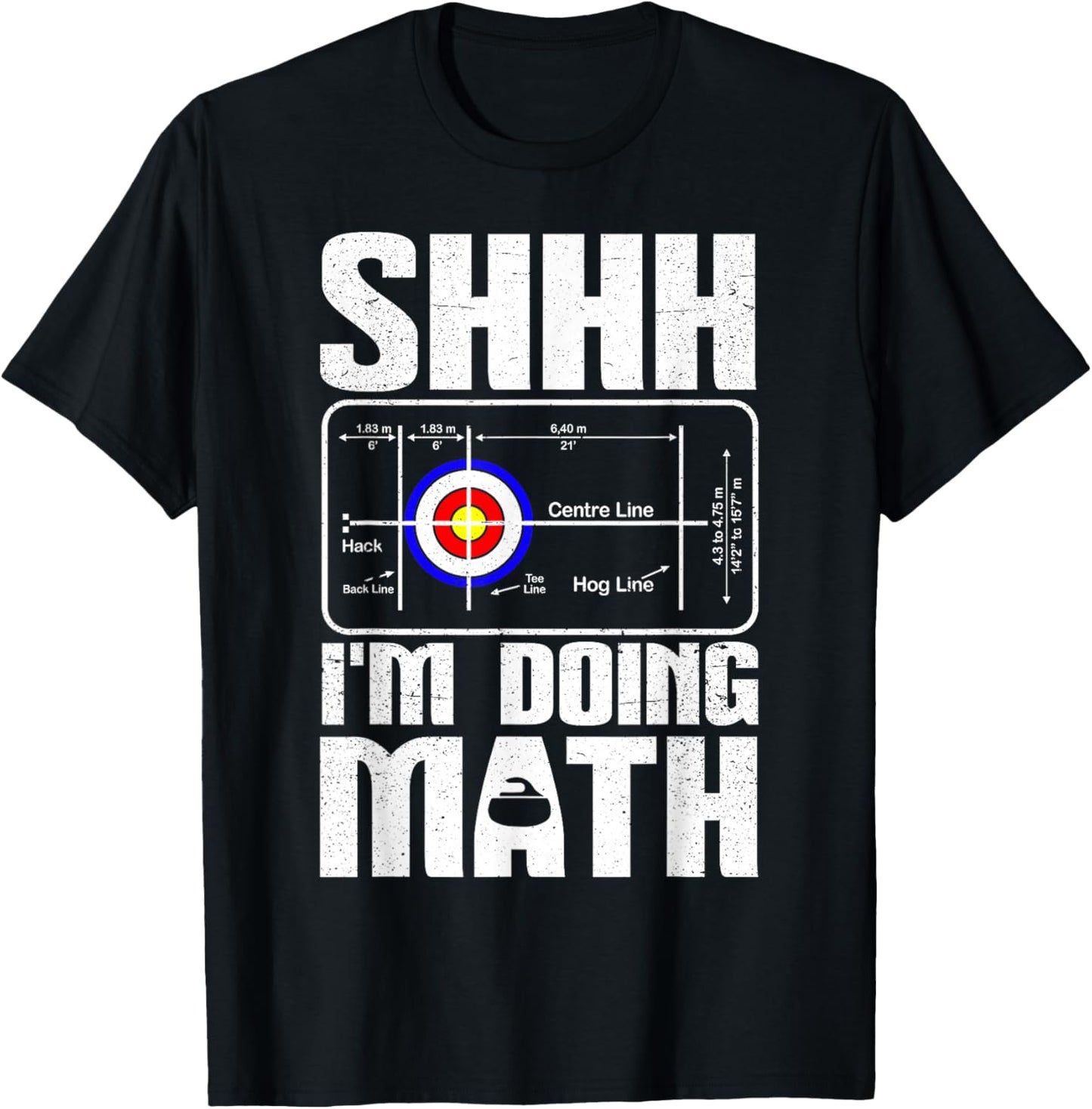 Curling Funny Curling sport T-Shirt - T-Shirt | Black