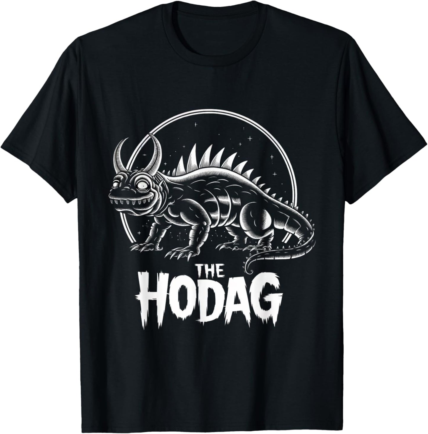 Hodag Mythical Creature Retro Cryptid Spooky Wisconsin T-Shirt - T-Shirt | Black