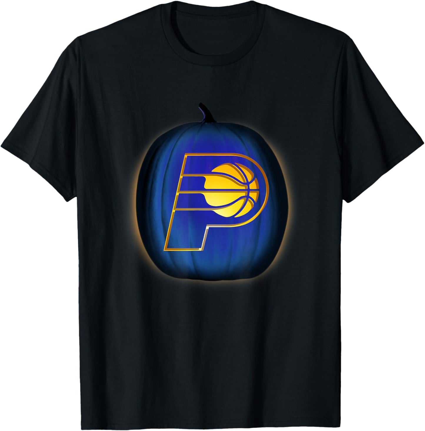 NBA Indiana Pacers Halloween Glow Pumpkin T-Shirt - T-Shirt | Black