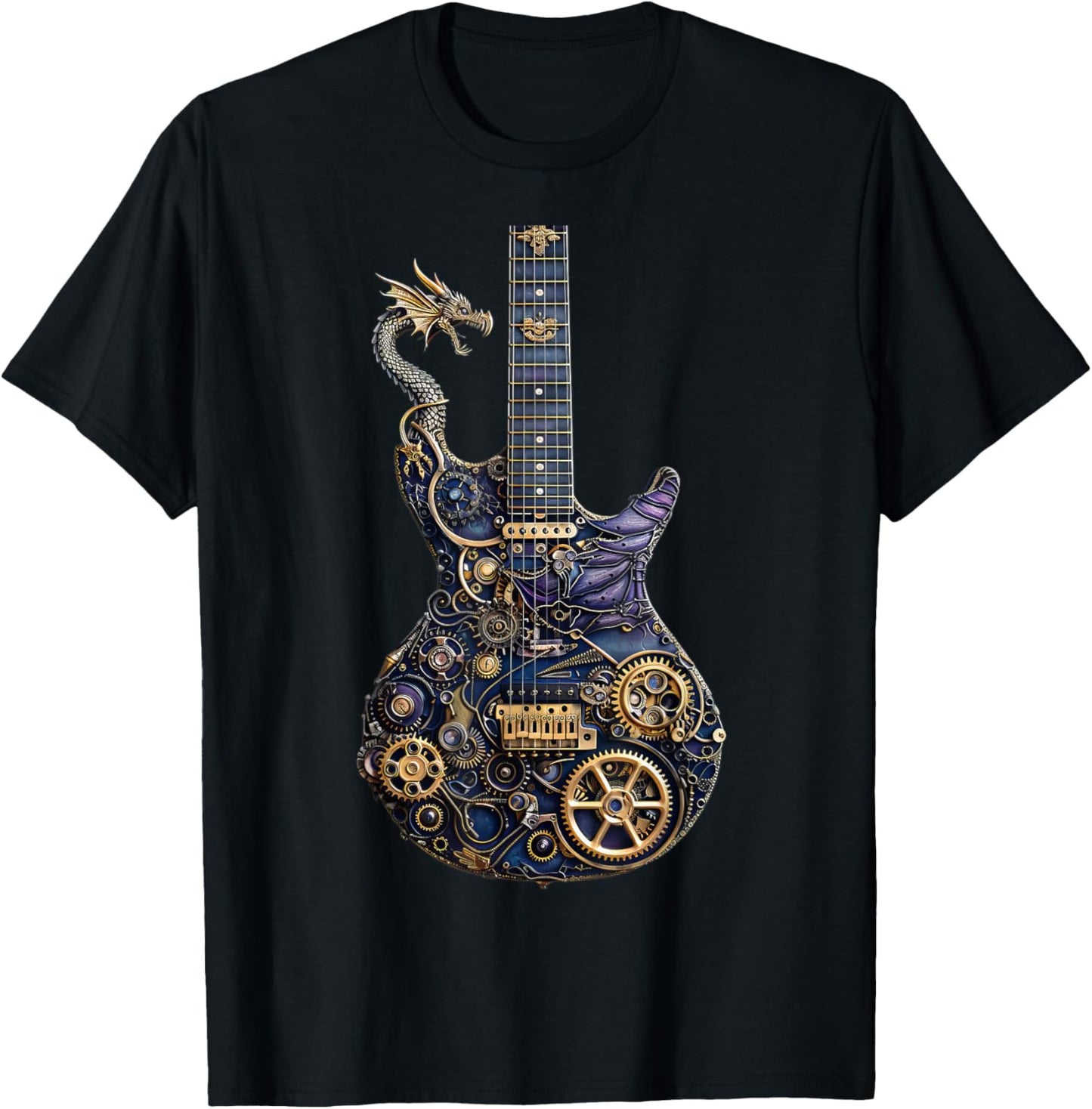Guitar Guitars Player Guitarist T-Shirt - T-Shirt | Black