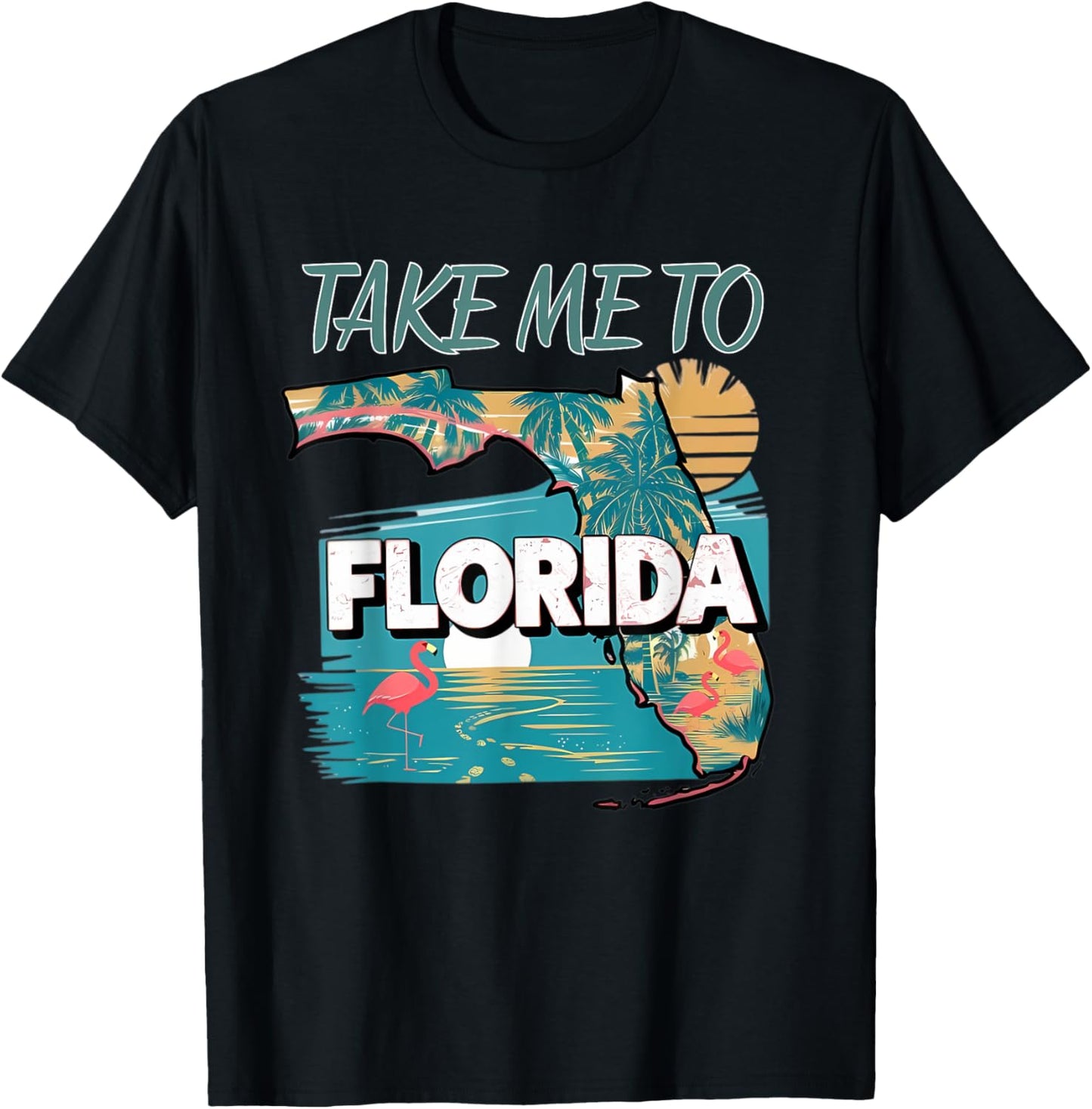Take Me To Florida T-Shirt - T-Shirt | Black