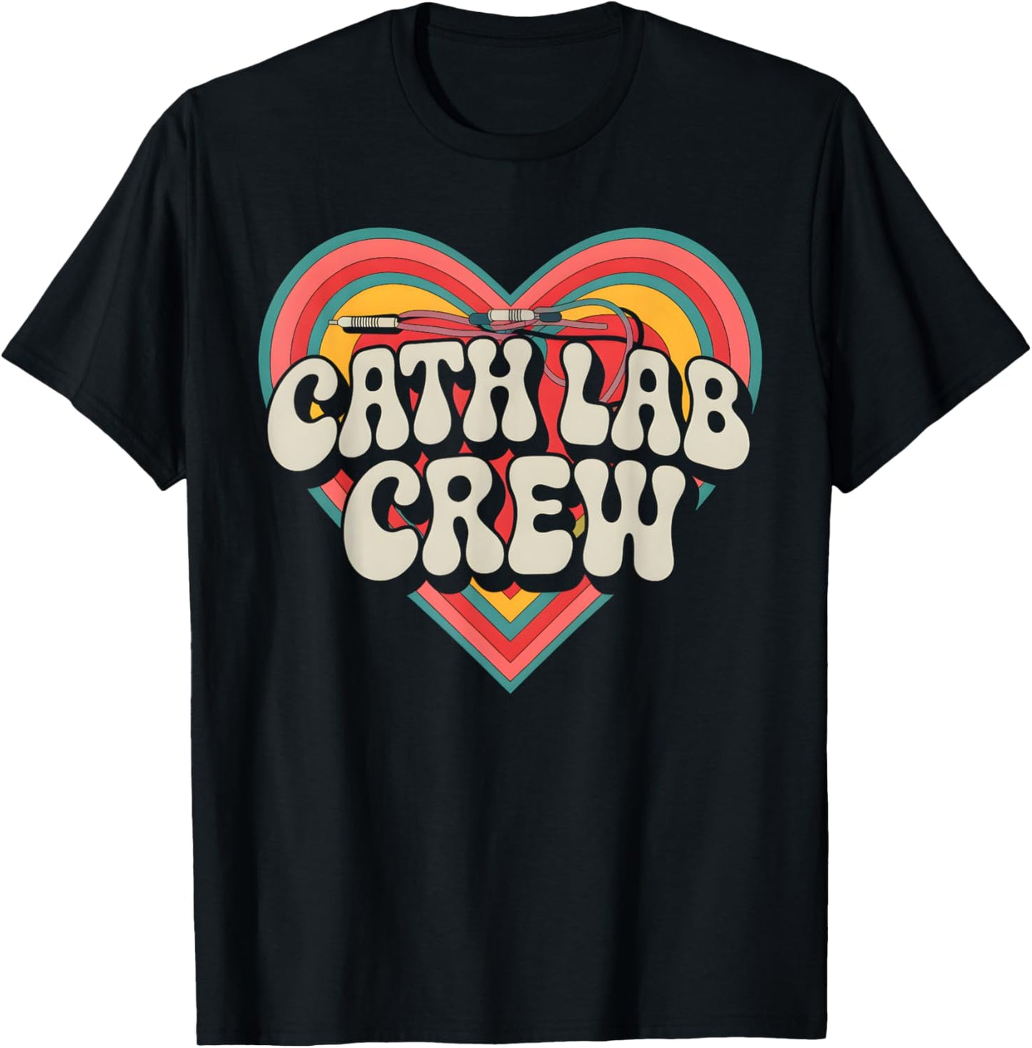Cath Lab Crew Cardiac Cath Lab Medical Medicine T-Shirt - T-Shirt | Black