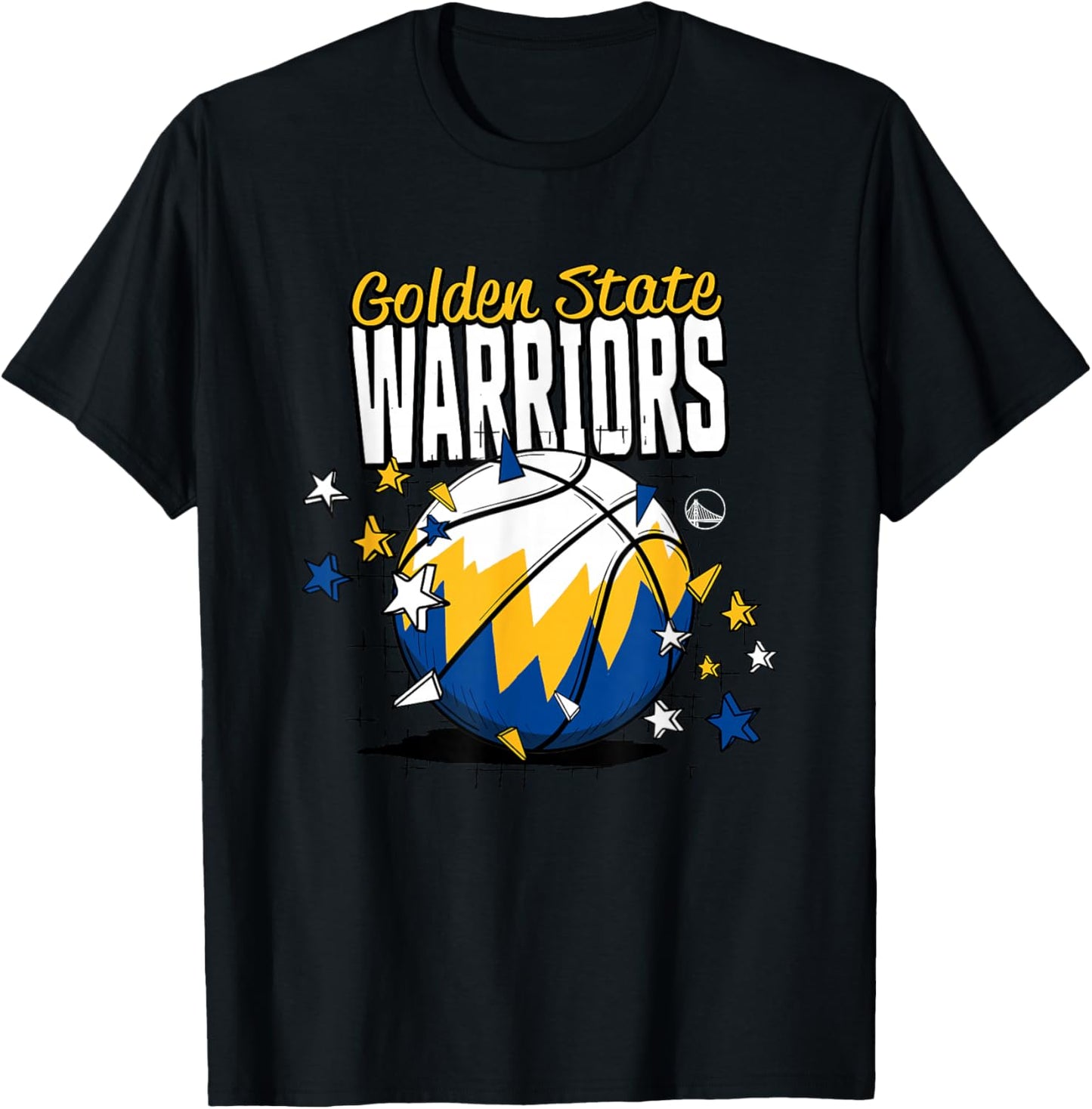 NBA Golden State Warriors Basketball Stars T-Shirt - T-Shirt | Black