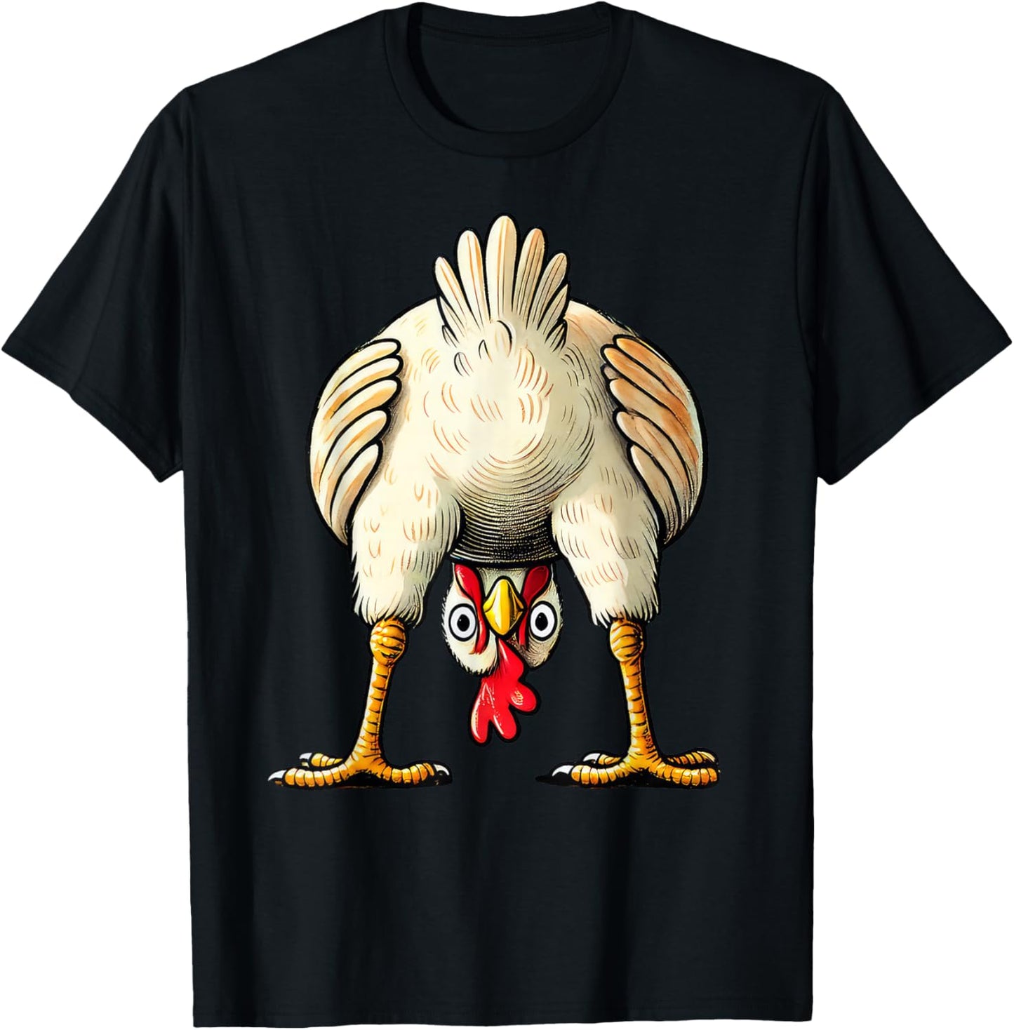 Funny Chicken Owner Hen Decoration Costume Outfit Funny T-Shirt - T-Shirt | Black