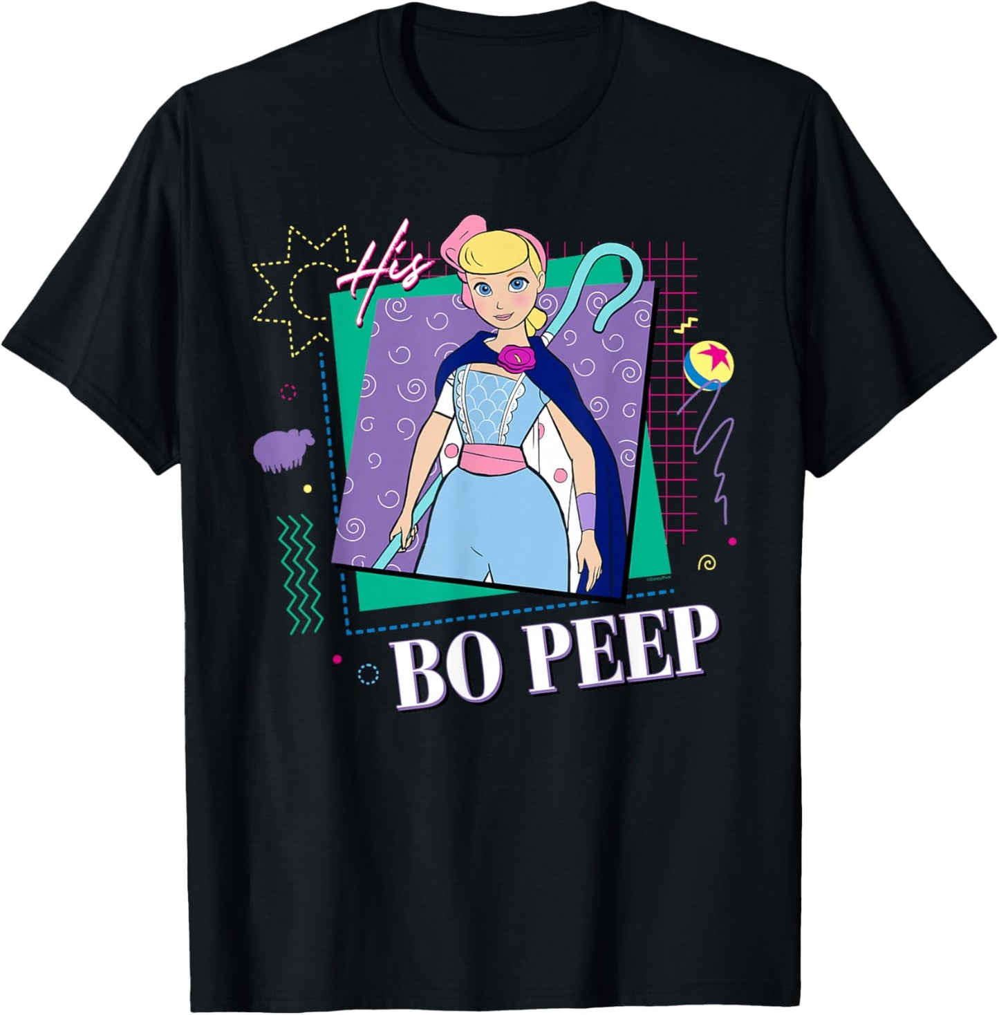 Disney and Pixar’s Toy Story Couples Matching His Bo Peep T-Shirt - T-Shirt | Black