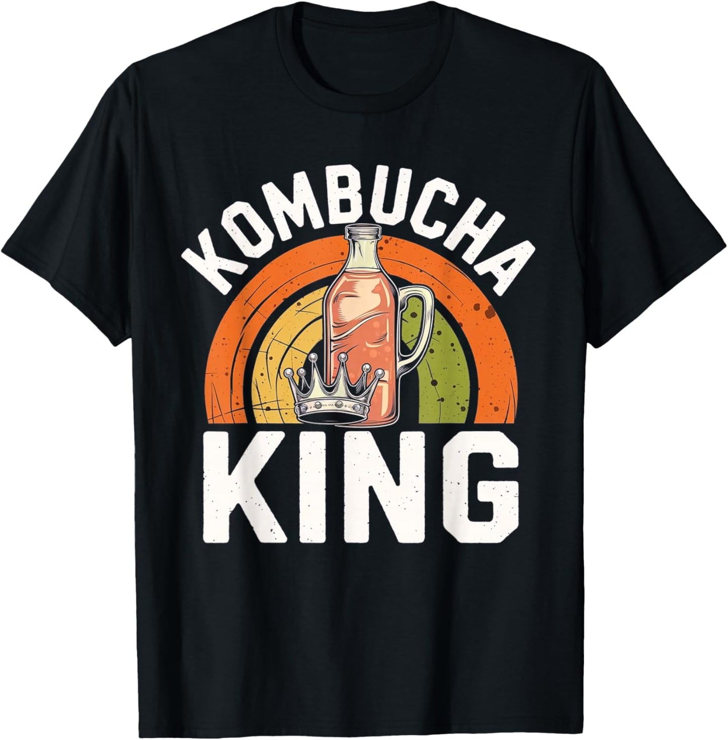 Kombucha King T-Shirt - T-Shirt | Black