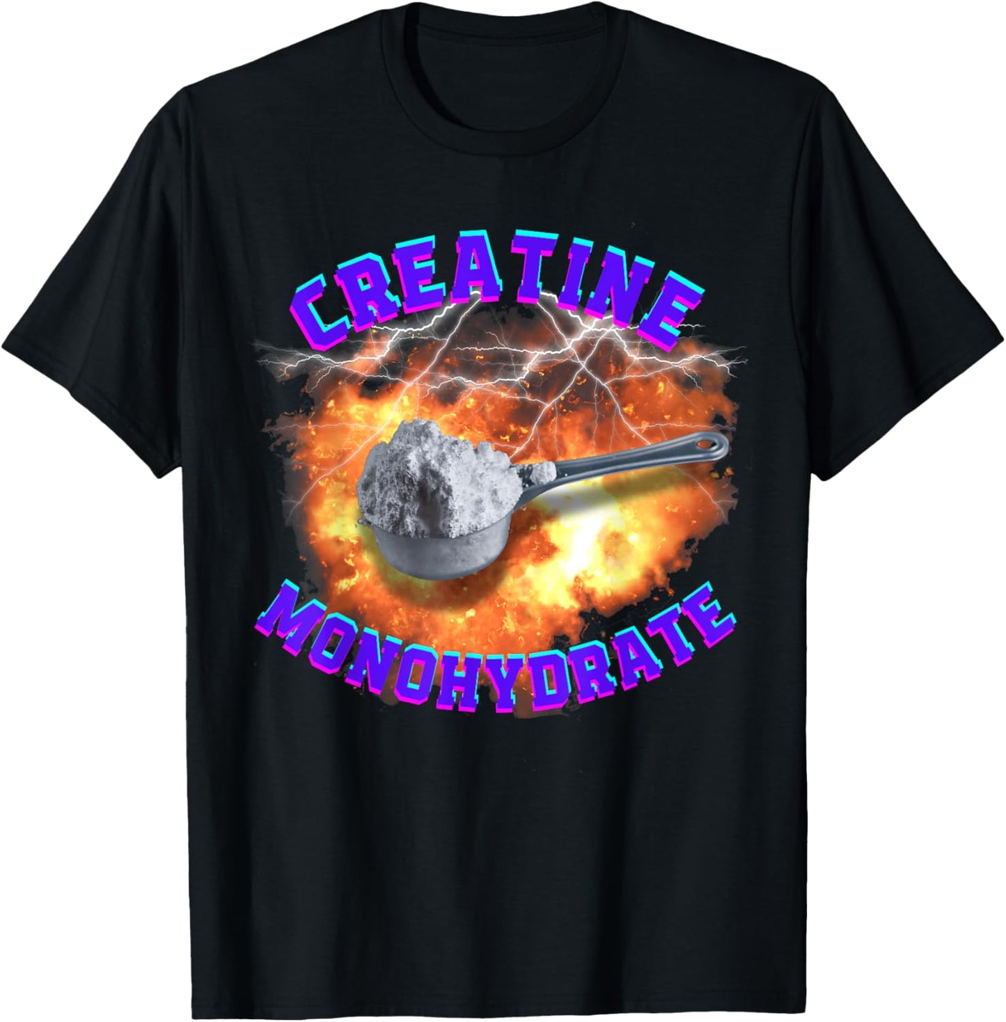 Funny creatine T-Shirt - T-Shirt | Black