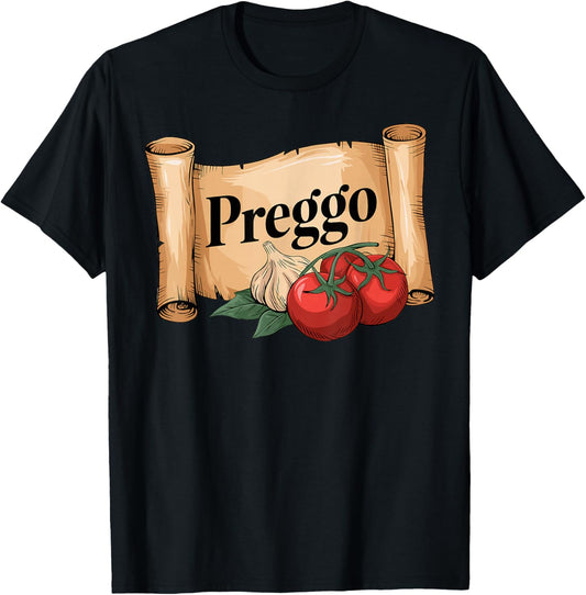 Preggo Sauce Costume Cute and Funny Pregnancy Announcement T-Shirt - T-Shirt | Black