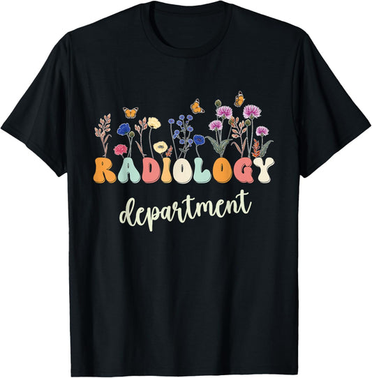 Radiology Department Funny Radiologic Technologist Rad Tech T-Shirt - T-Shirt | Black