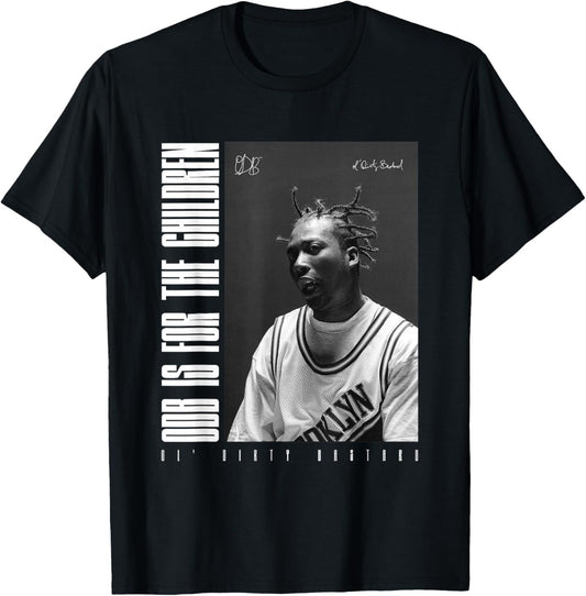 Ol' Dirty Bastard ODB Is For The Children T-Shirt - T-Shirt | Black