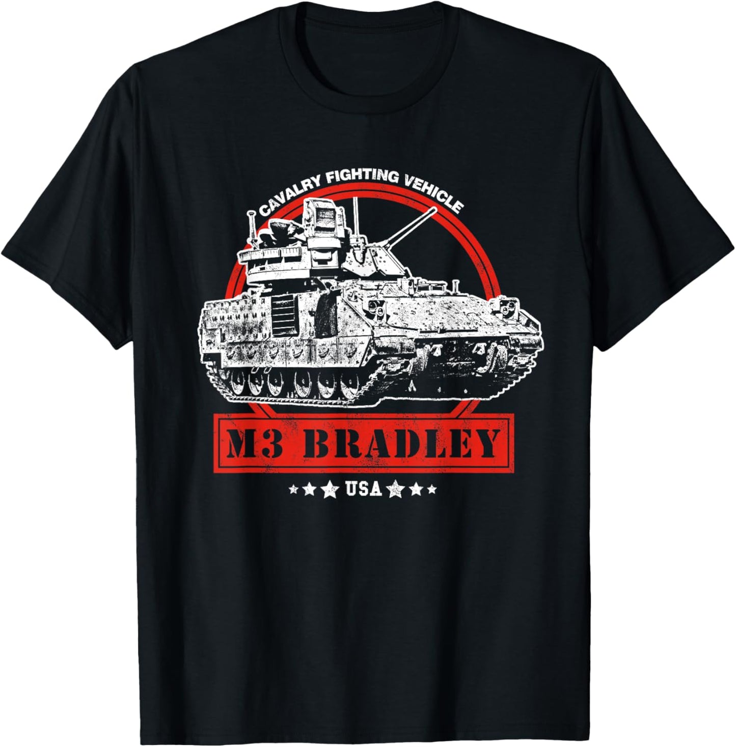 M3 Bradley Cavalry Fighting Vehicle T-Shirt - T-Shirt | Black