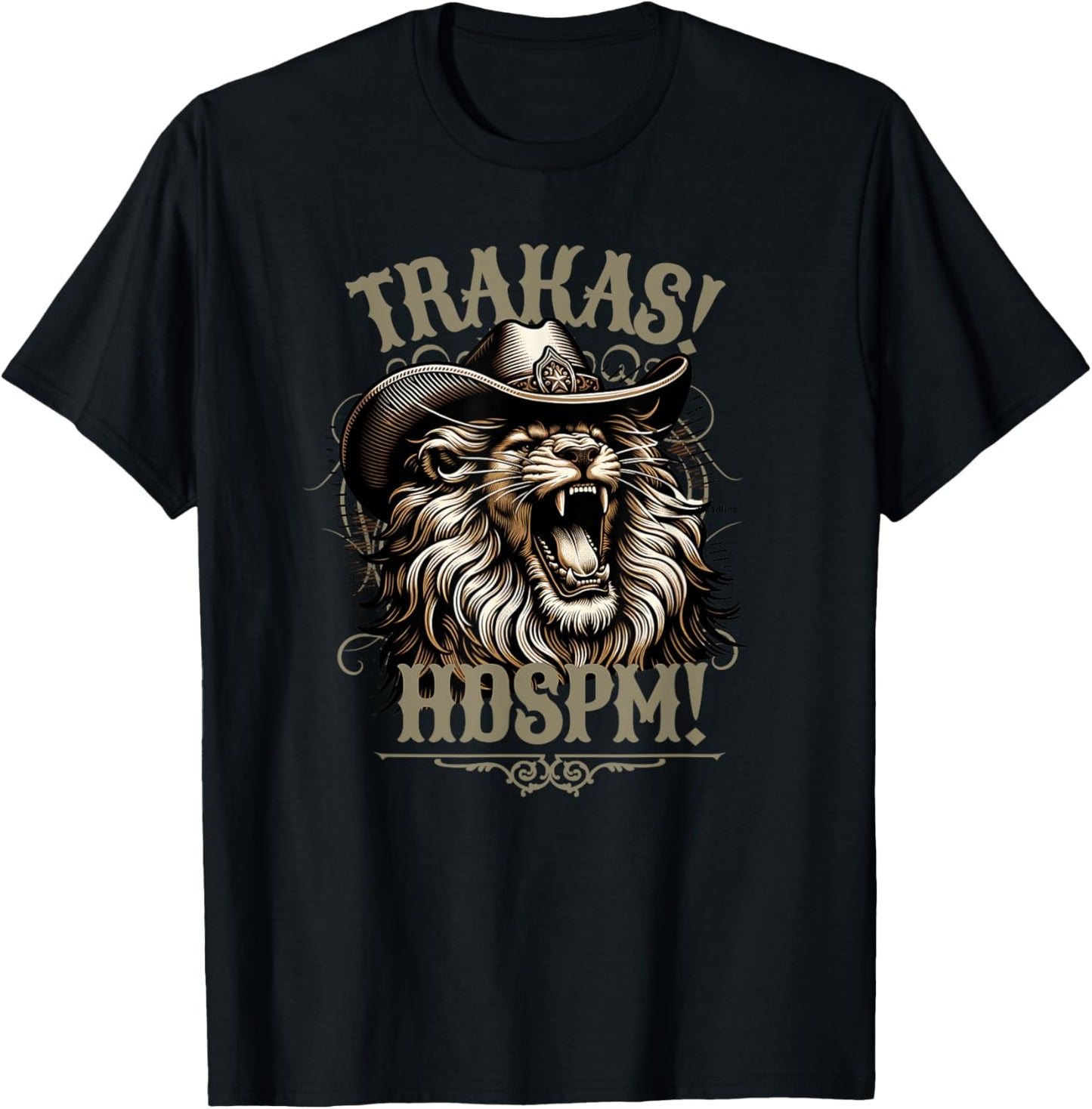 Trakas Hdspm Leon Belico con sombrero T-Shirt - T-Shirt | Black
