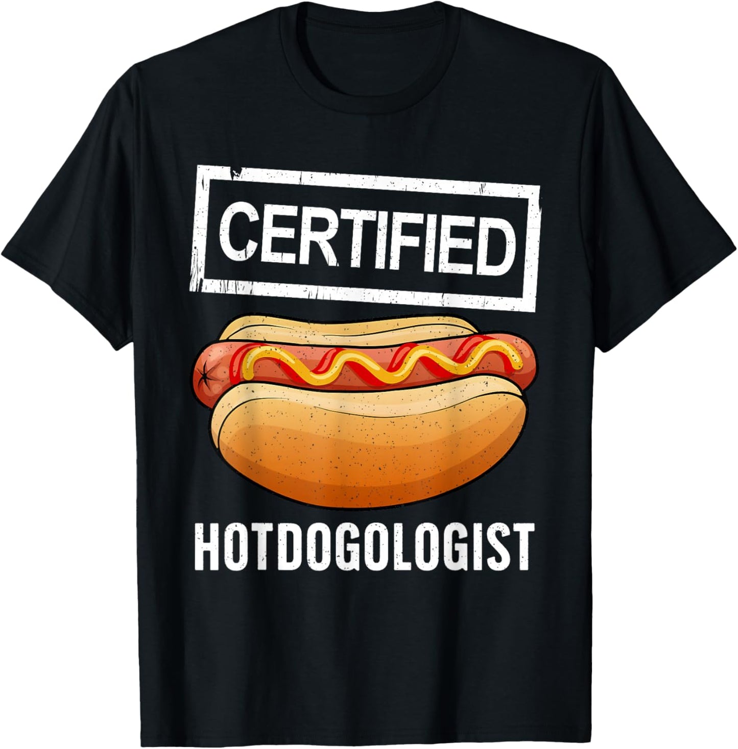 Cool Hotdog Outfit Women Adult Hotdog Hot Dog Lover T-Shirt - T-Shirt | Black