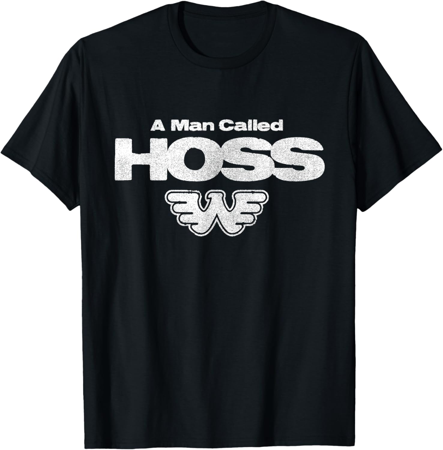 Waylon Jennings Official Merchandise Hoss - -Adults, Black, Small, Short Sleeve T-Shirt - T-Shirt | Black