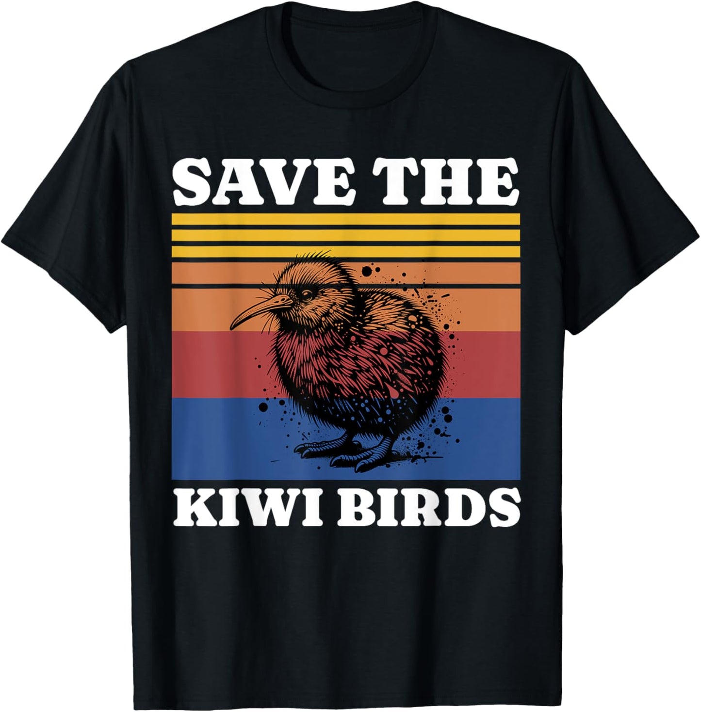 Save The Kiwi T-Shirt - T-Shirt | Black
