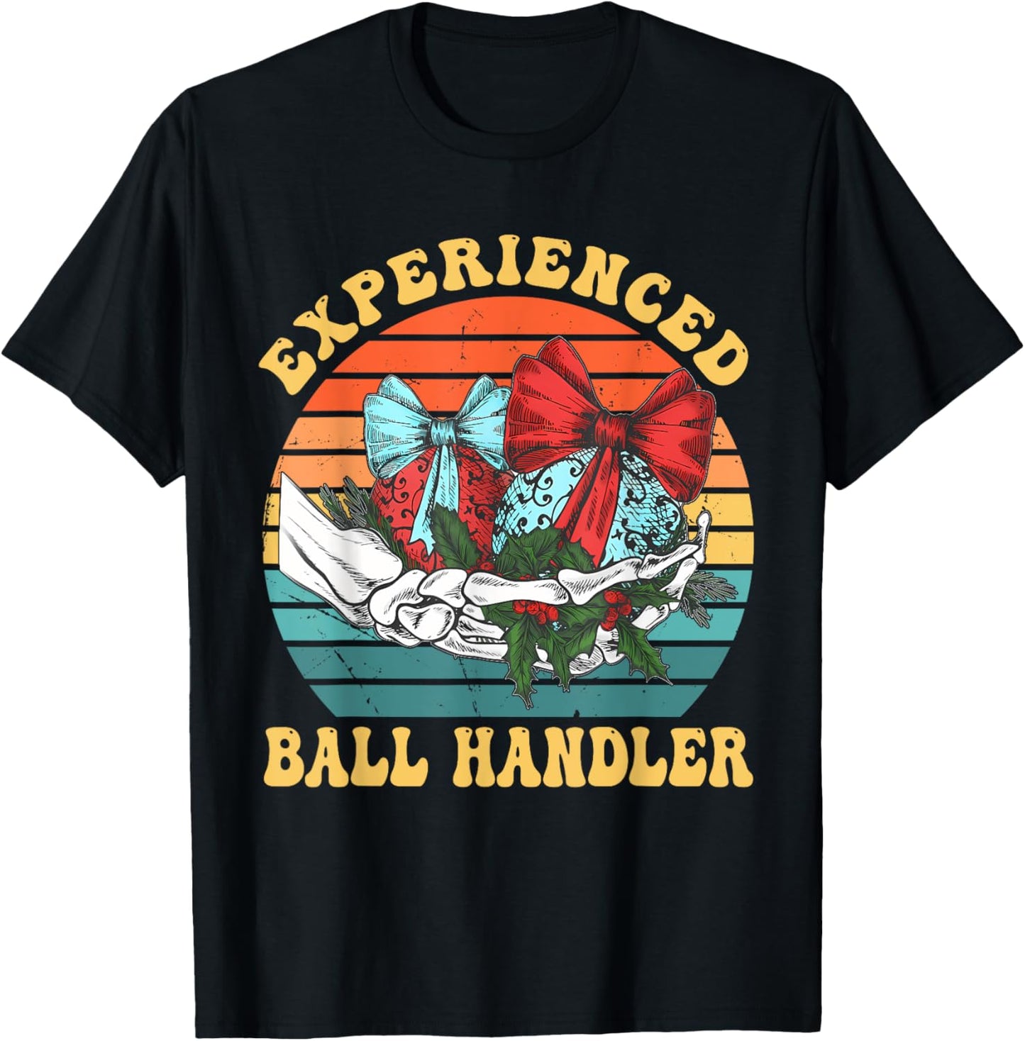 Experienced Ball Handler Retro Vintage T-Shirt - T-Shirt | Black