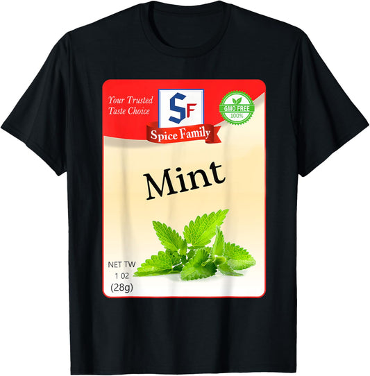 Mint Condiment Holiday Spice Group Costumes T-Shirt - T-Shirt | Black
