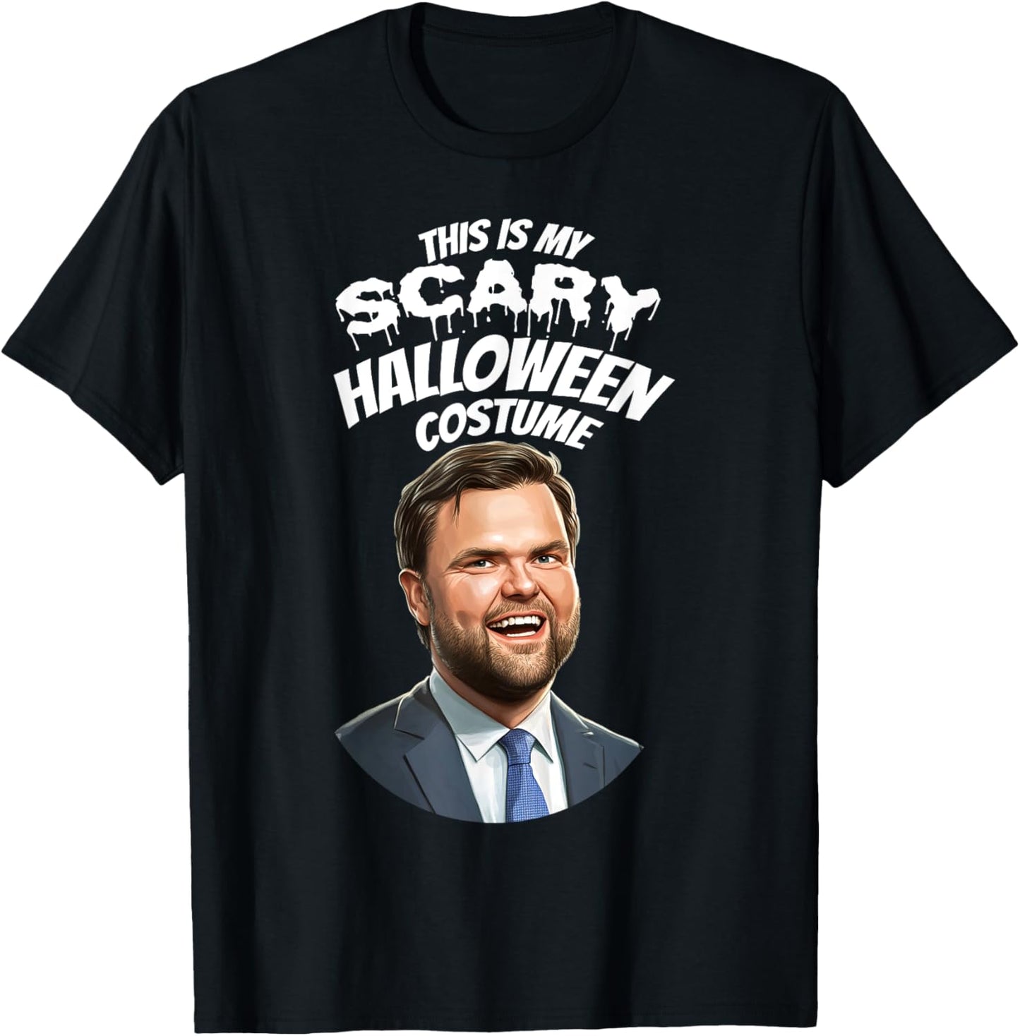 Funny Vance Scary Halloween Gag Vice President Costume Gag T-Shirt - T-Shirt | Black