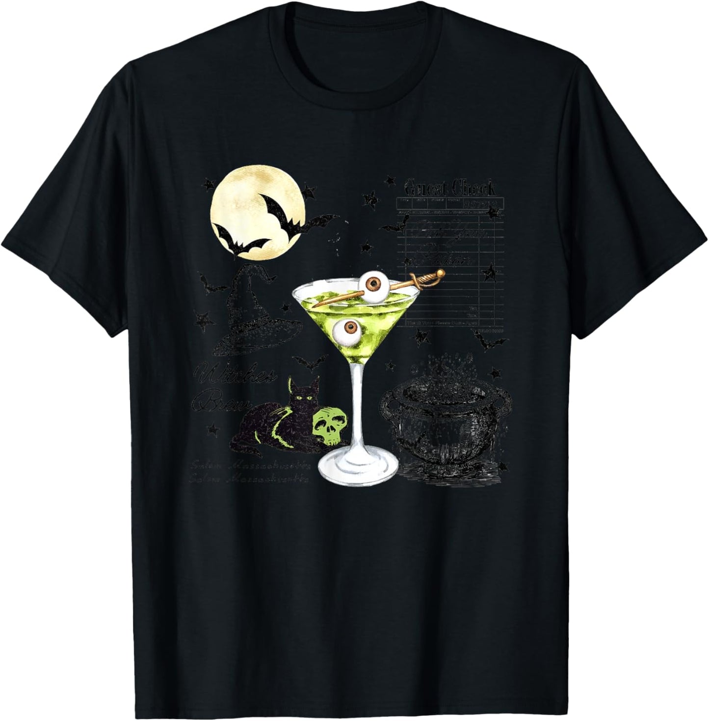 Halloween Witches Brew Funny Women T-Shirt - T-Shirt | Black