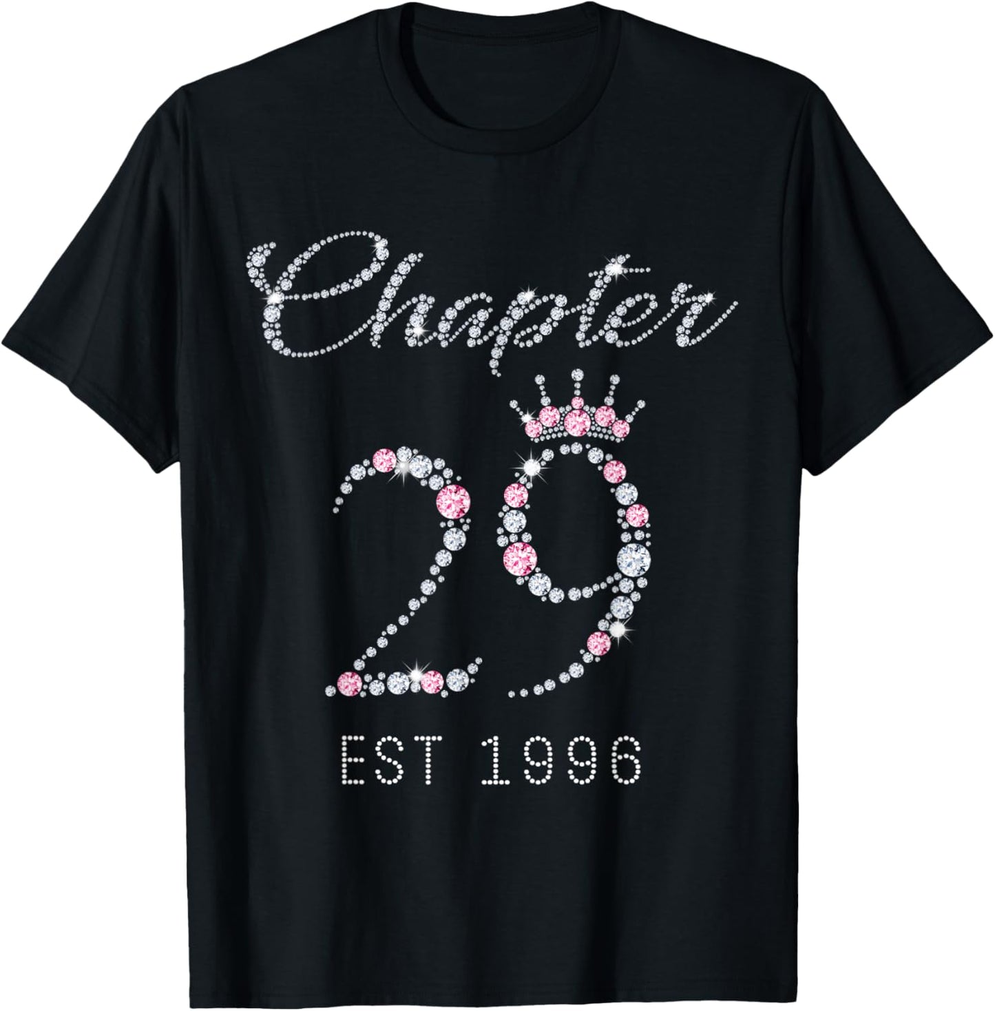 Chapter 29 EST 1996 29Th Birthday Gift T-Shirt - T-Shirt | Black