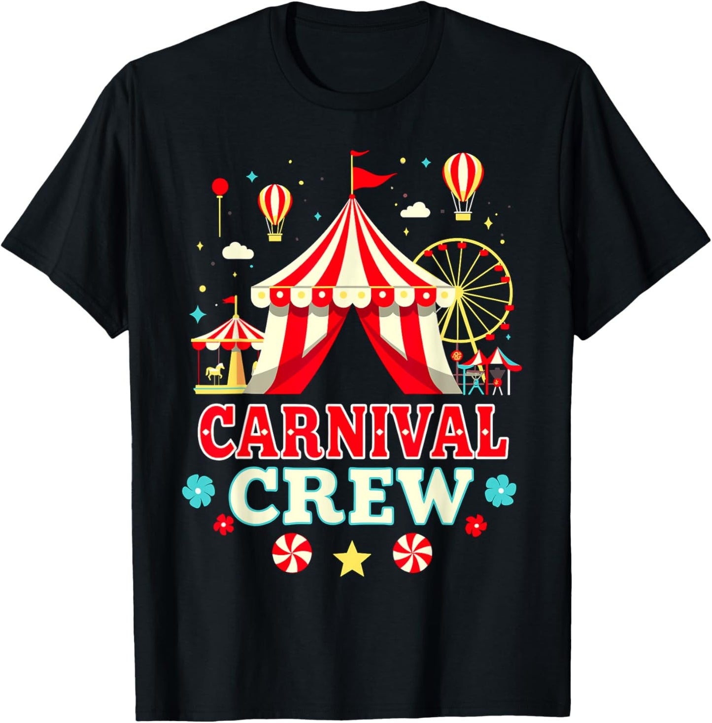 Carnival Crew Party Costume T-Shirt - T-Shirt | Black