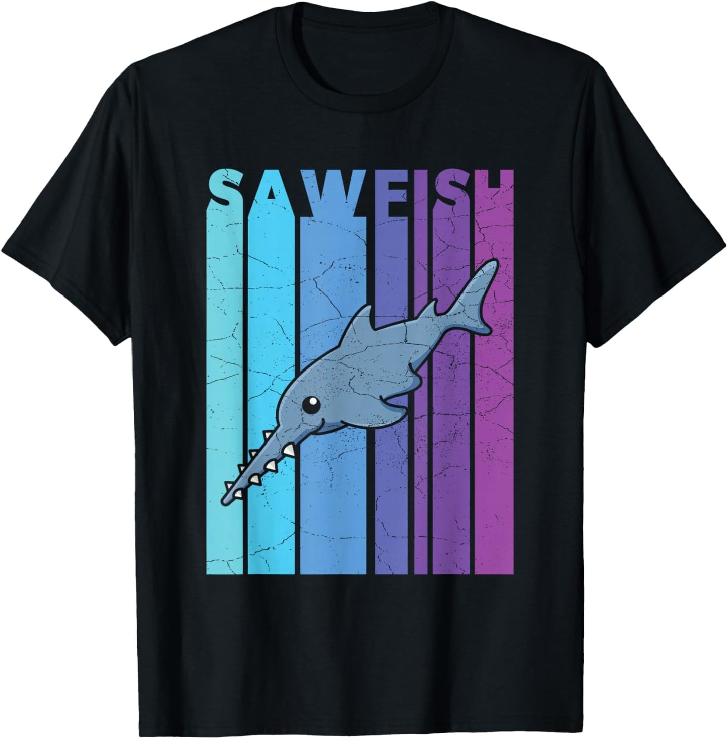 Sawfish Squad Design for a Sawfish fan T-Shirt - T-Shirt | Black