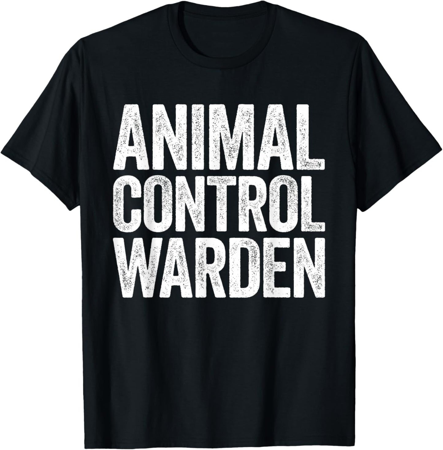 Animal Control Warden Shirt Adult Kids Game Matching Costume T-Shirt - T-Shirt | Black