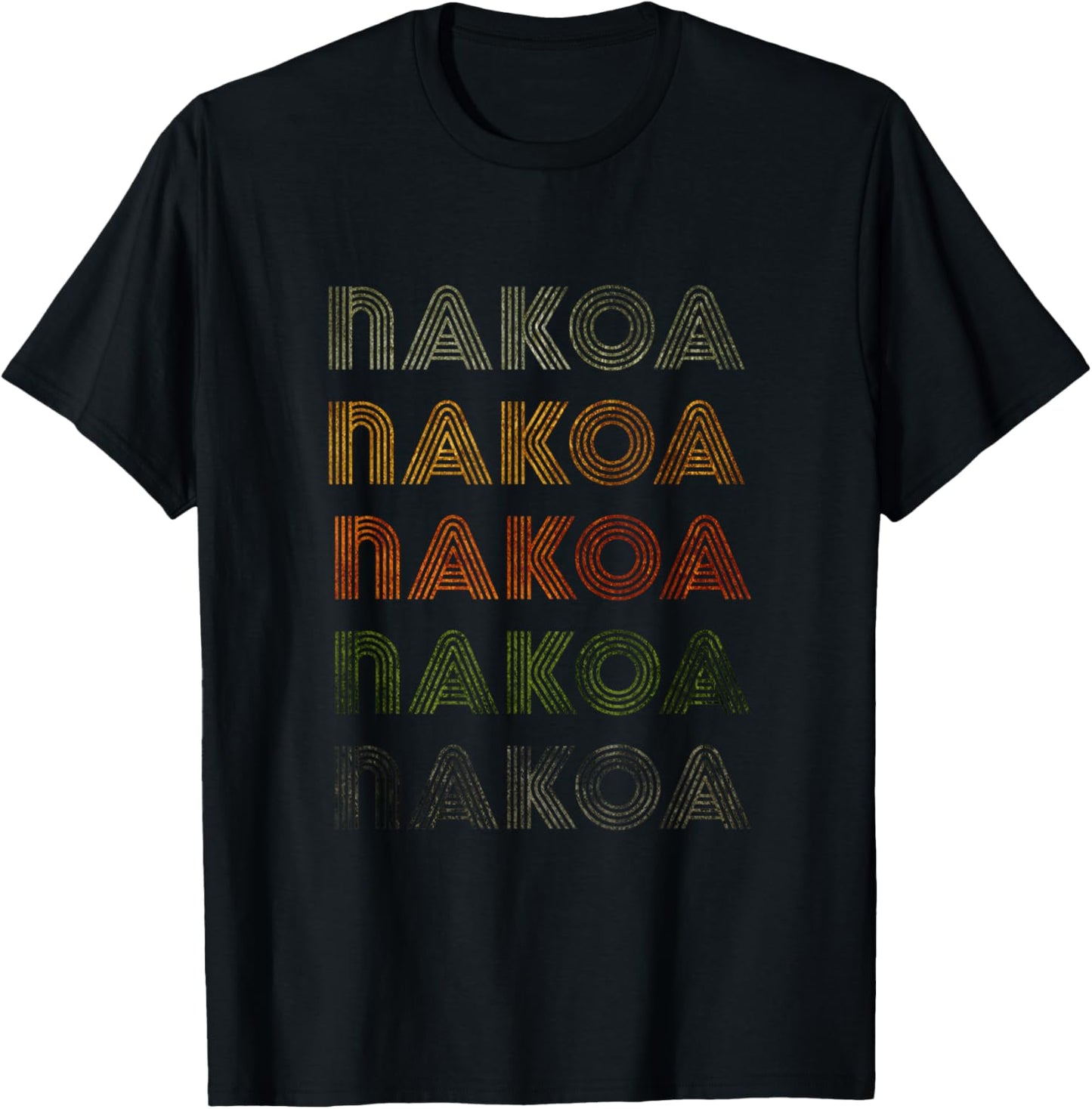 Love Heart Nakoa Grunge Vintage Style Black Nakoa T-Shirt - T-Shirt | Black