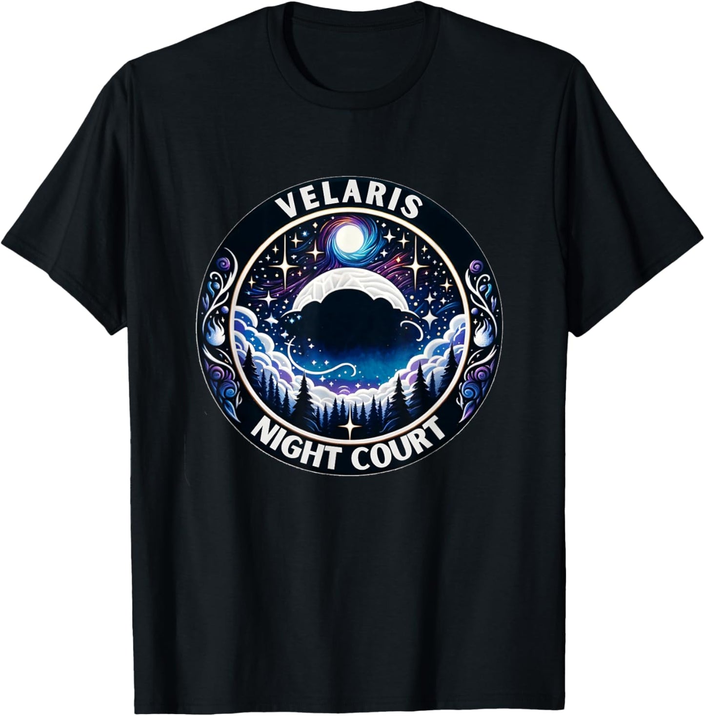 Velaris Fantasy Night Court T-Shirt - T-Shirt | Black